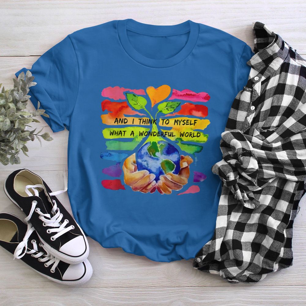 What A Wonderful World T-Shirt (Light Blue)