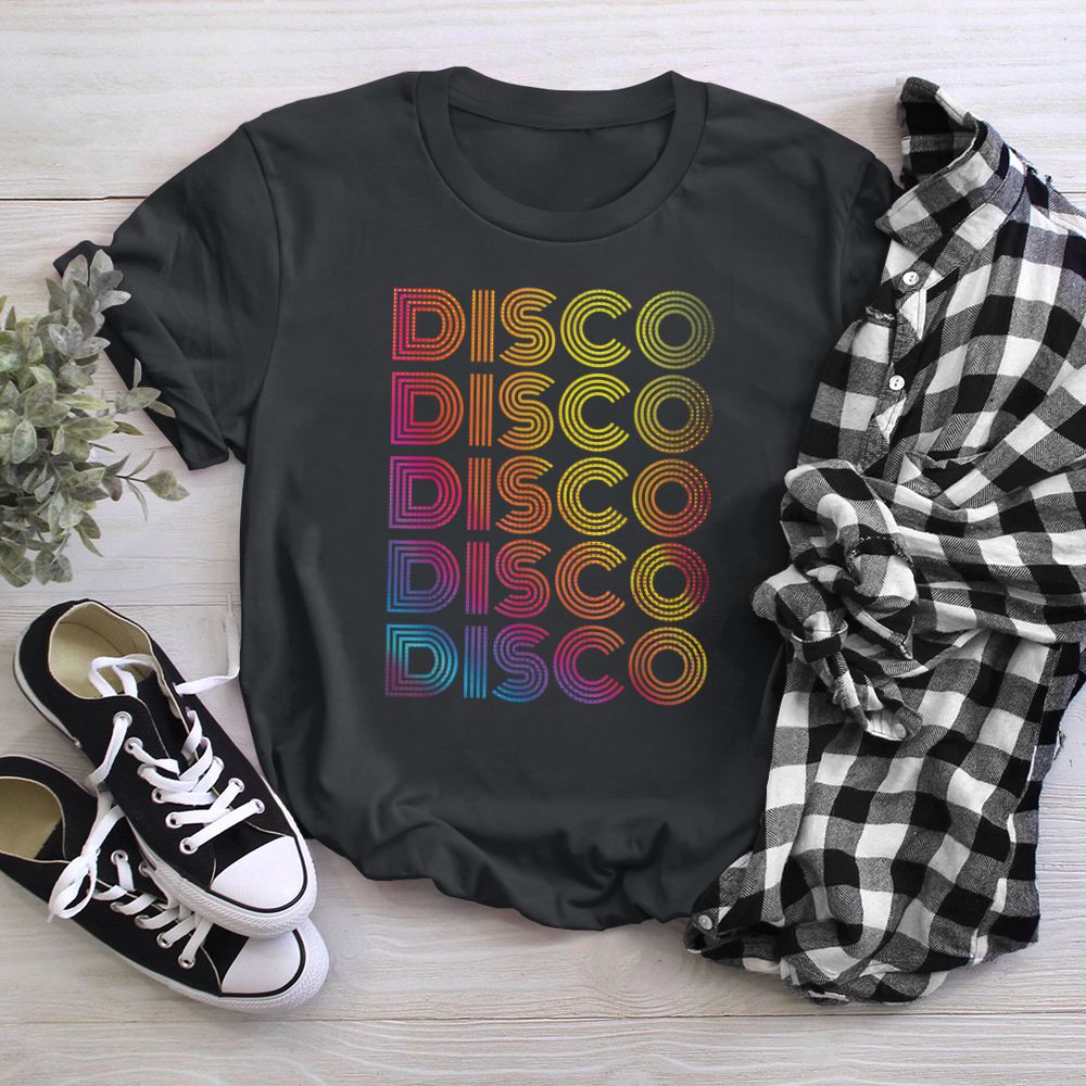 70's 80s Disco Dancing Party Vintage Retro Old School Outfit T-Shirt