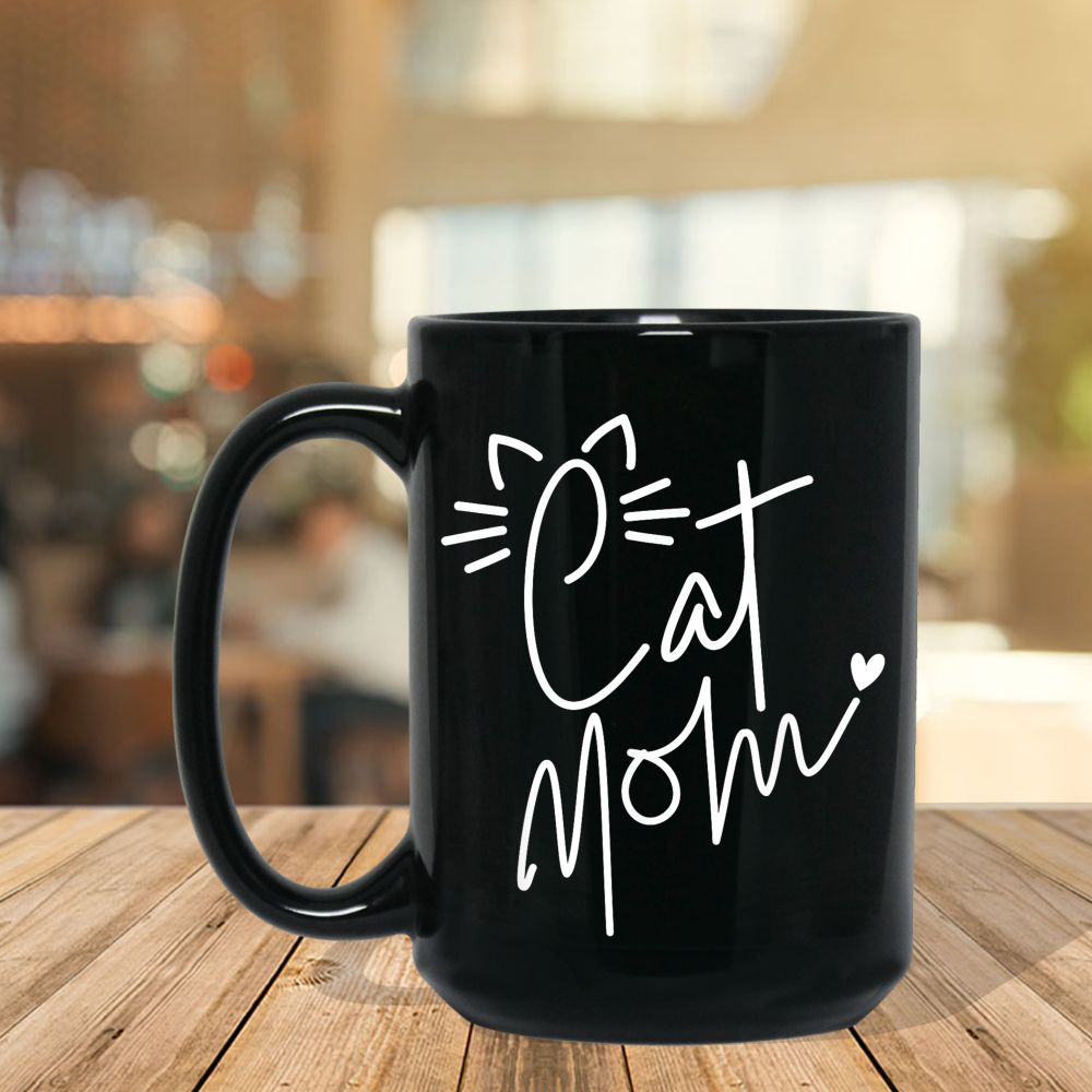 Best Cat Mom Mother Kitty - Cat Mom Black Mug