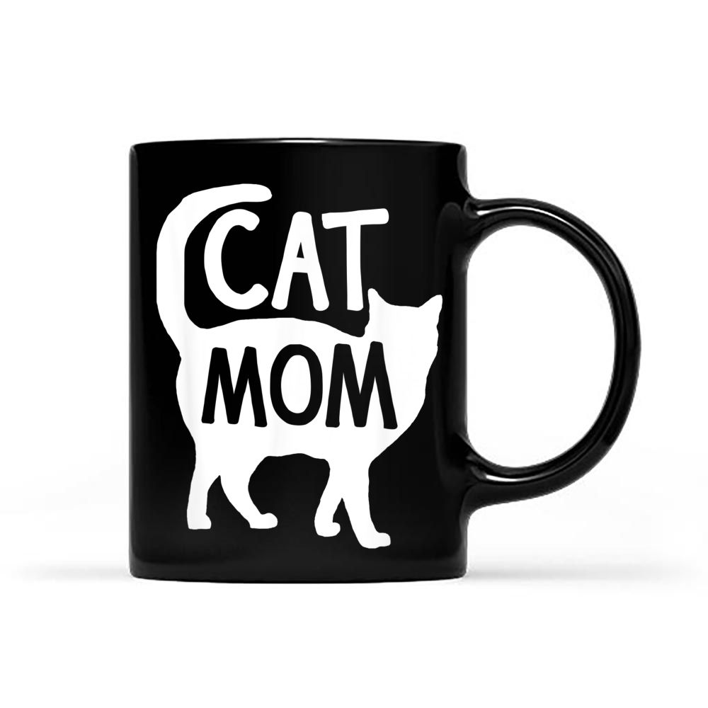 Best Cat Mom Mother Kittyfriend Kitten Mama Black Mug