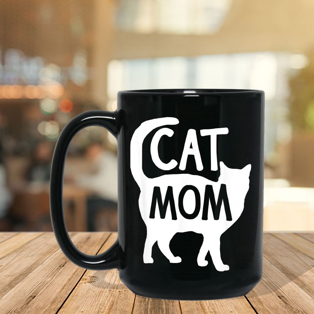 Best Cat Mom Mother Kittyfriend Kitten Mama Black Mug