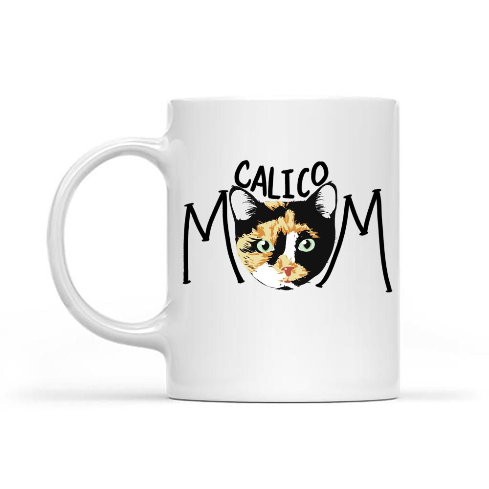 Calico Cat Mom shirt Black Mug