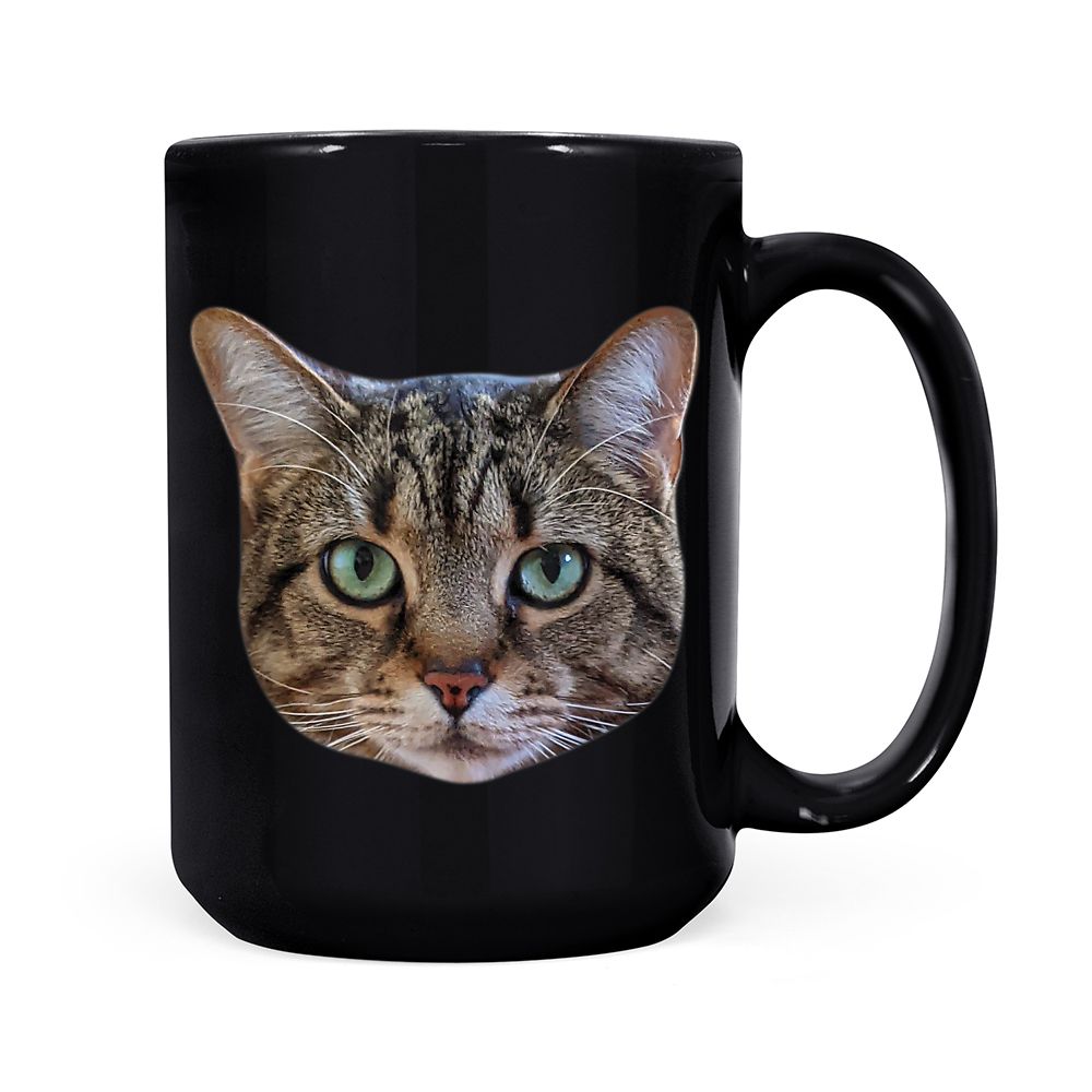 Tabby Cat Lover Brown Tabby Cat Owner Tabby Cat Mom Black Mug