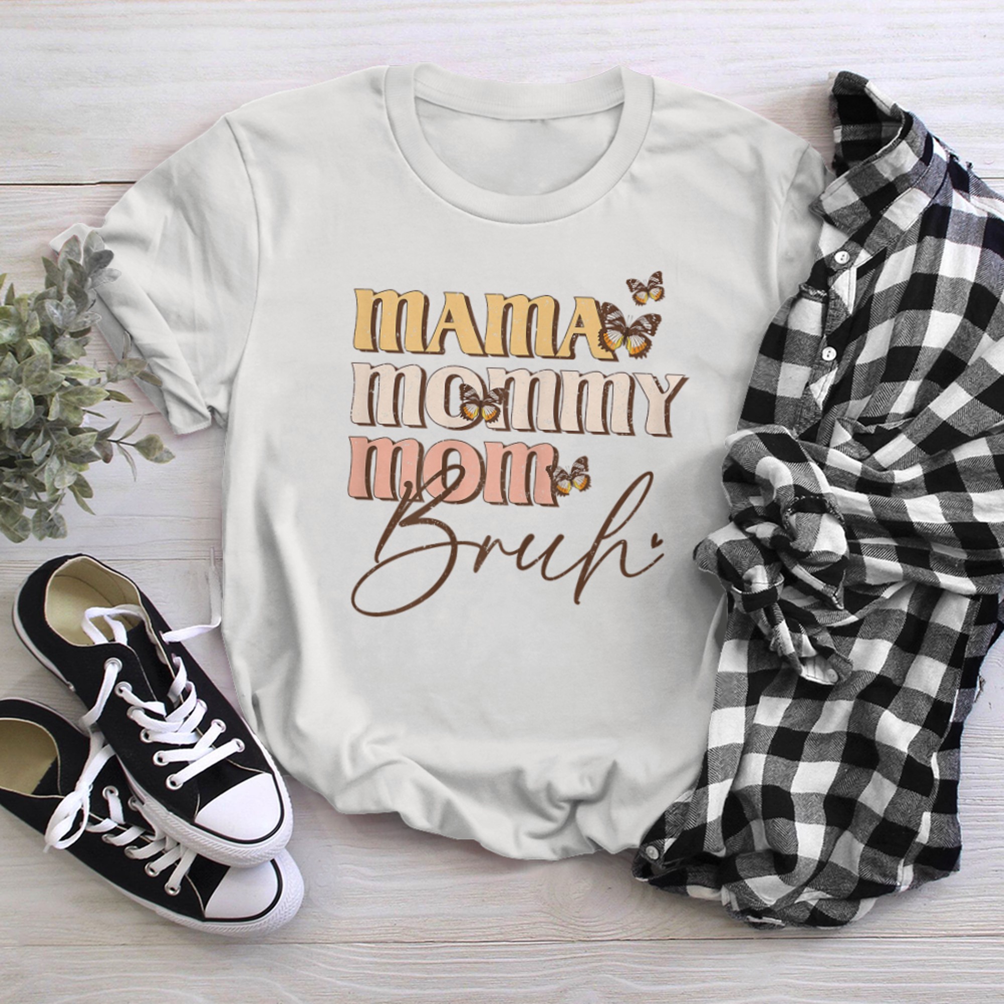 Funny Mama Mommy Mom Bruh Retro Top for Women Mom Shirt, Useful