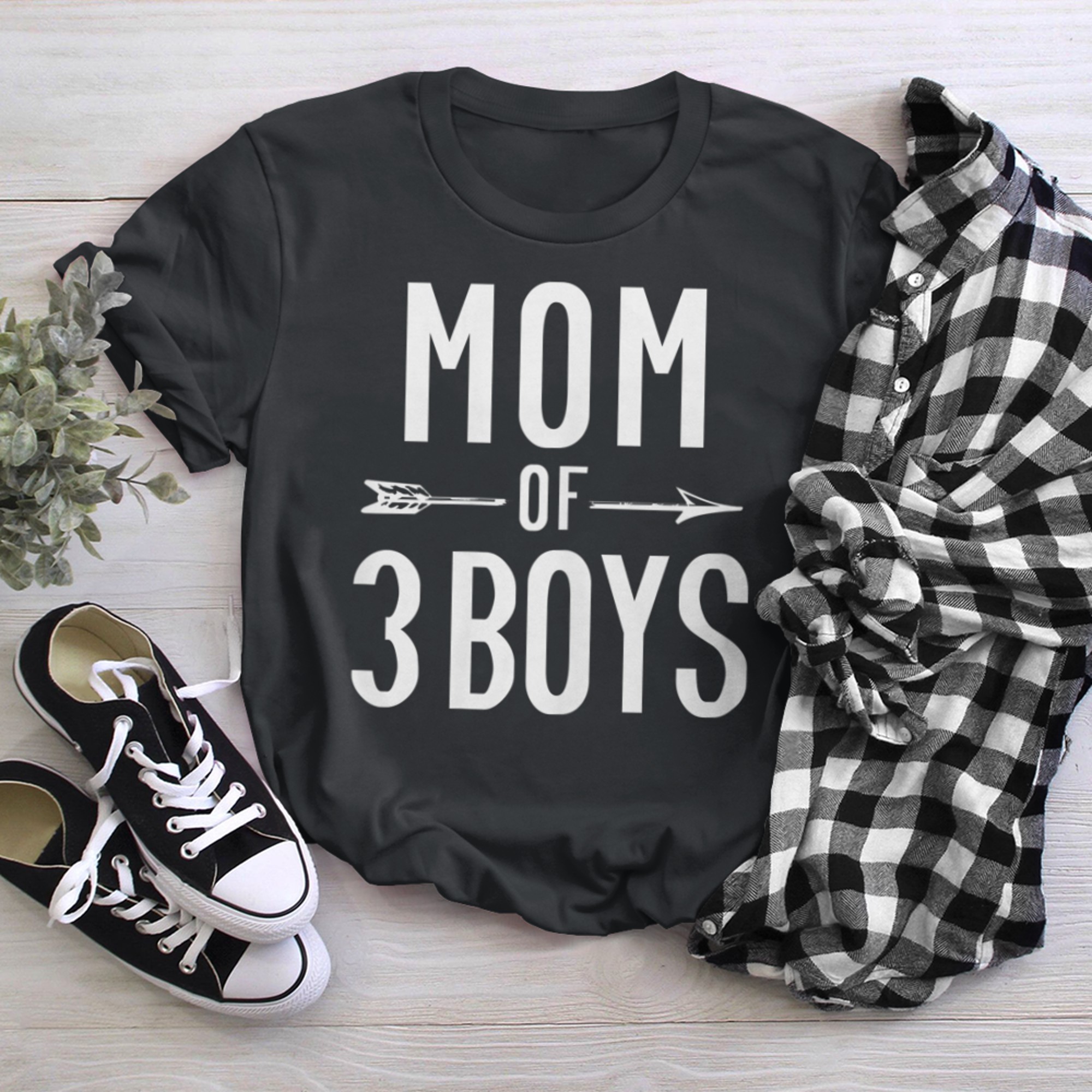 Mom Of - Funny Cute Mothers Day For Mom t-shirt black