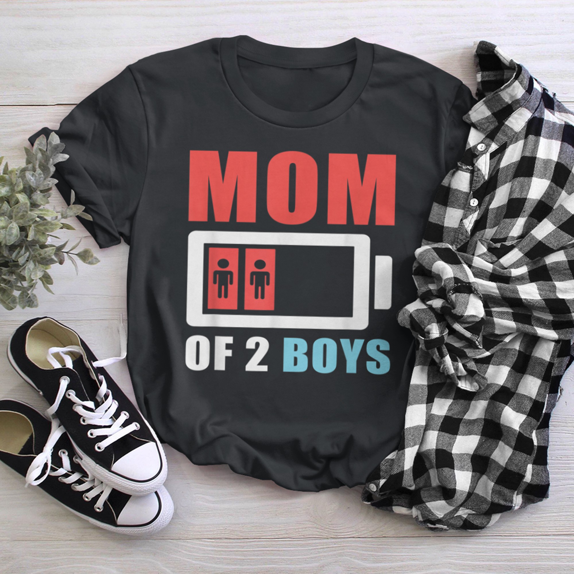 MOM OF from Son Mothers Day Birthday (1) t-shirt black