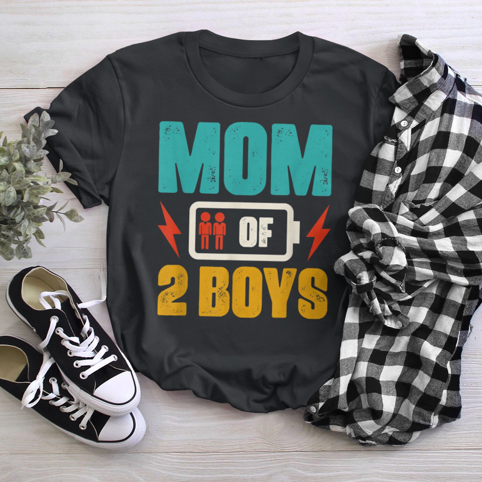 Mom of from Son Mothers Day Birthday (4) t-shirt black