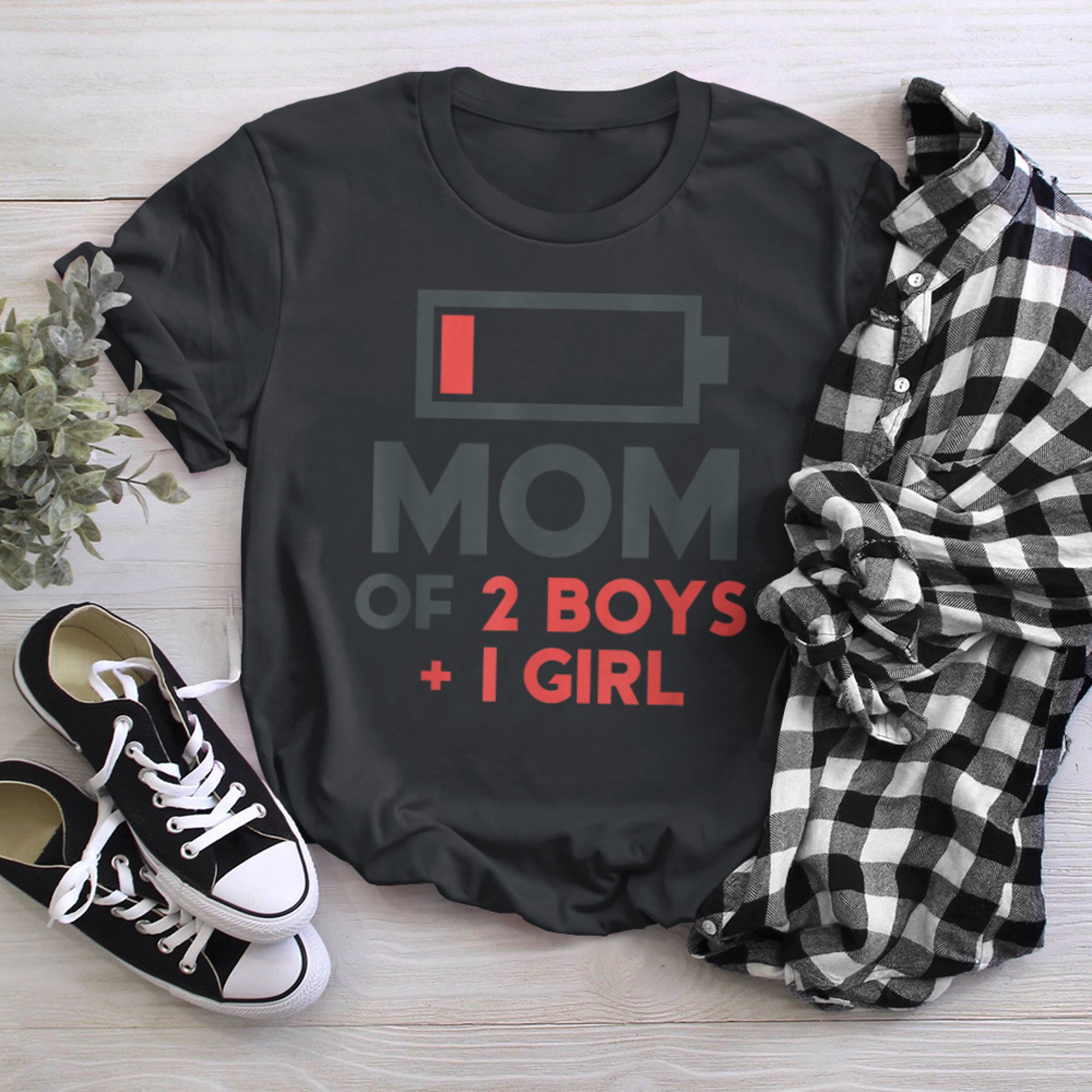 Mom of Son Mothers Day Birthday t-shirt black
