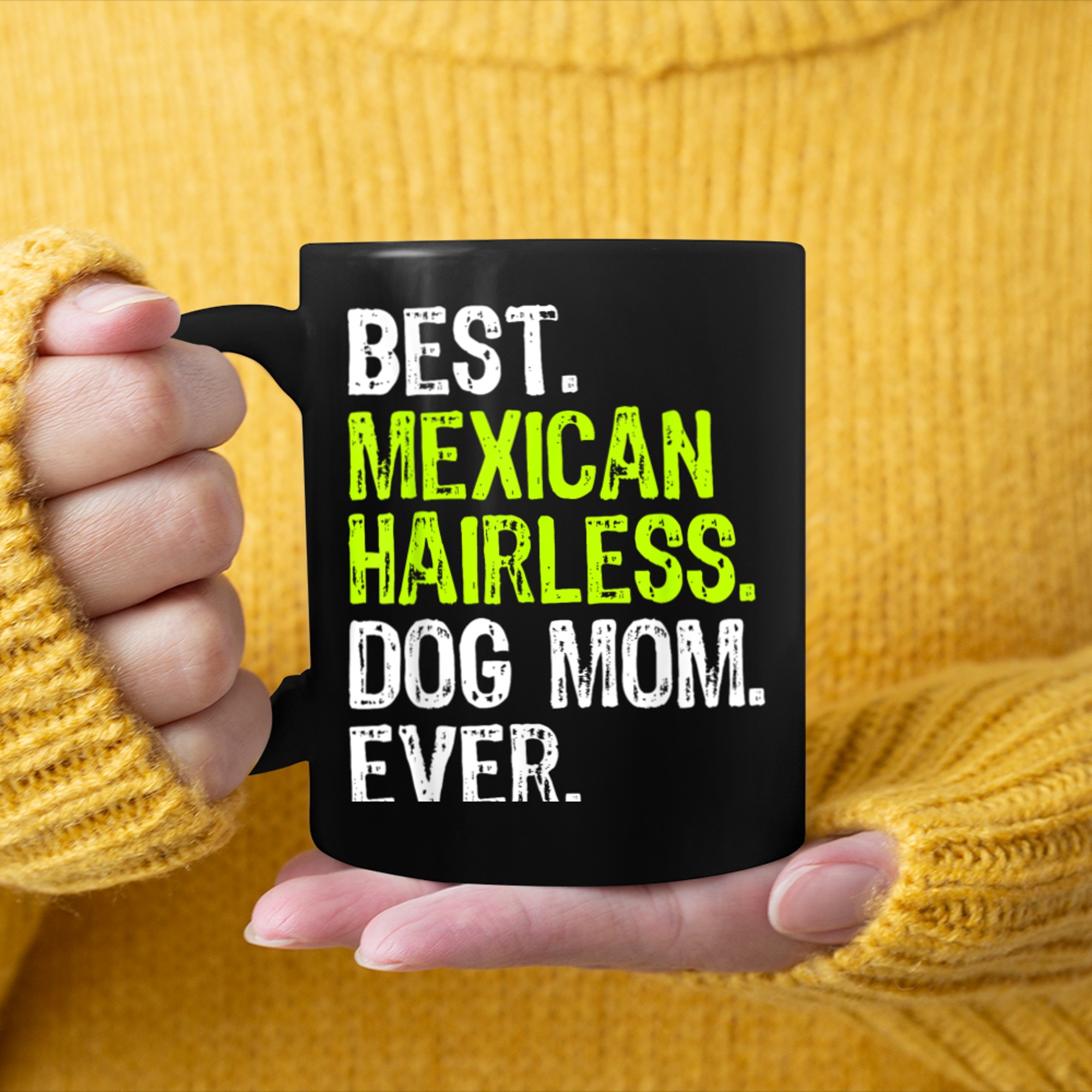 Best Mexican Hairless Dog MOM Ever Dog Lovers mug black