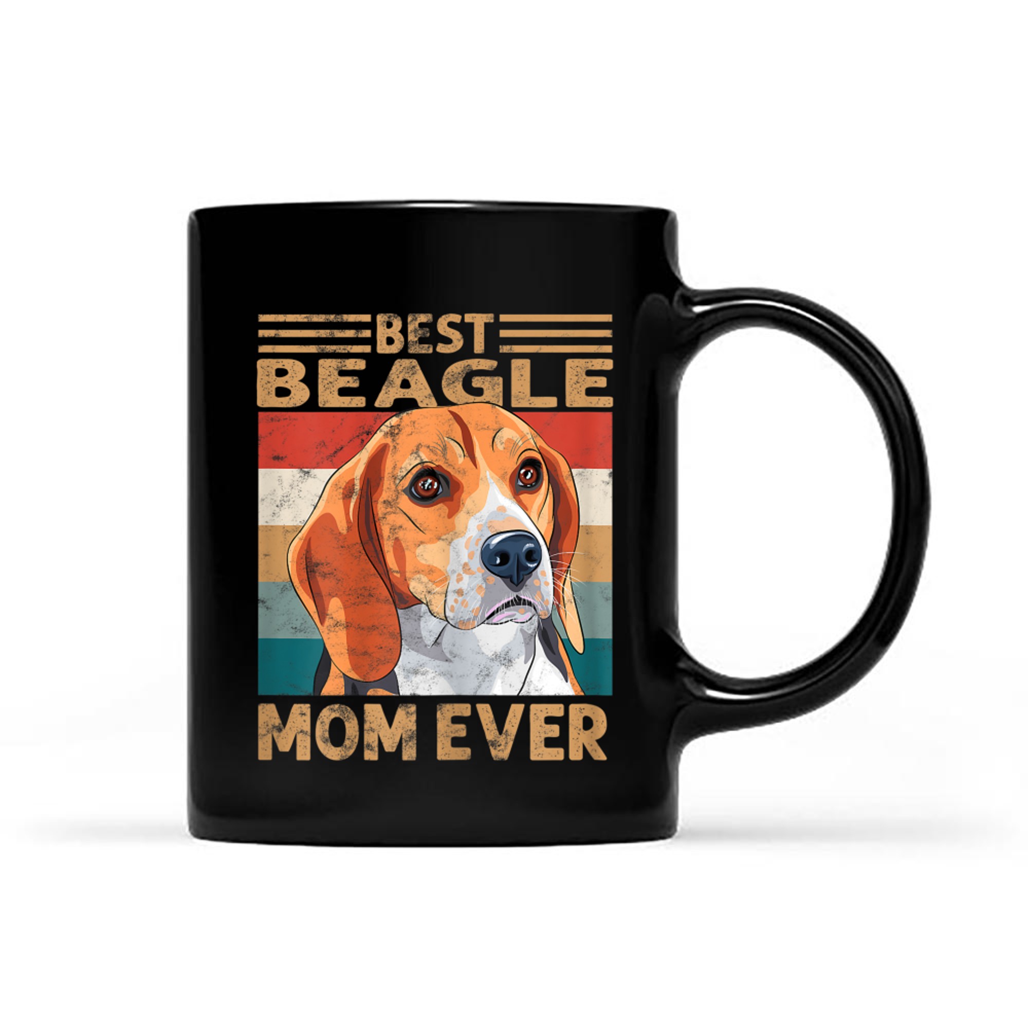 best peagle mom ever vintage dog mom gifts mug black