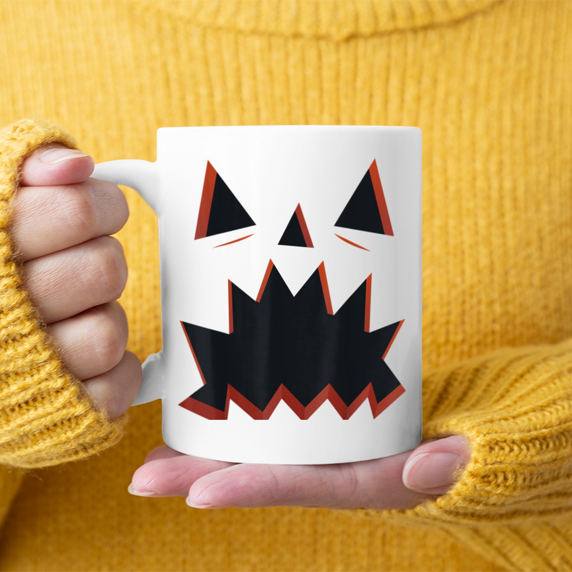 Peter Pumpkin Eater Jack Olantern Halloween Costume mug white