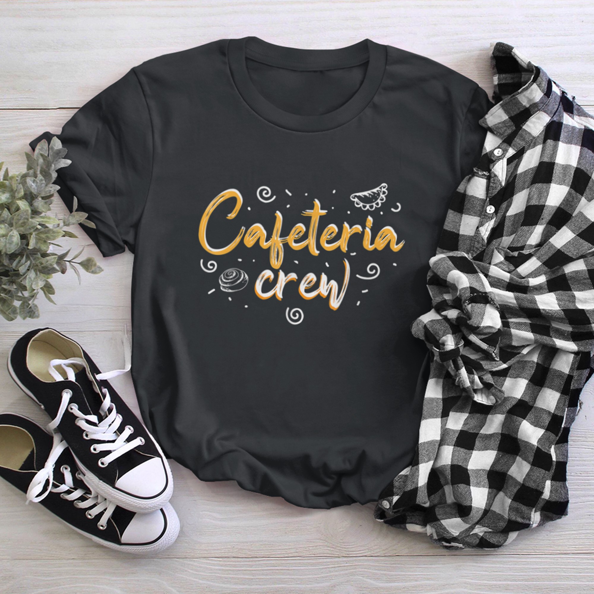 Cafeteria Crew (2) t-shirt black