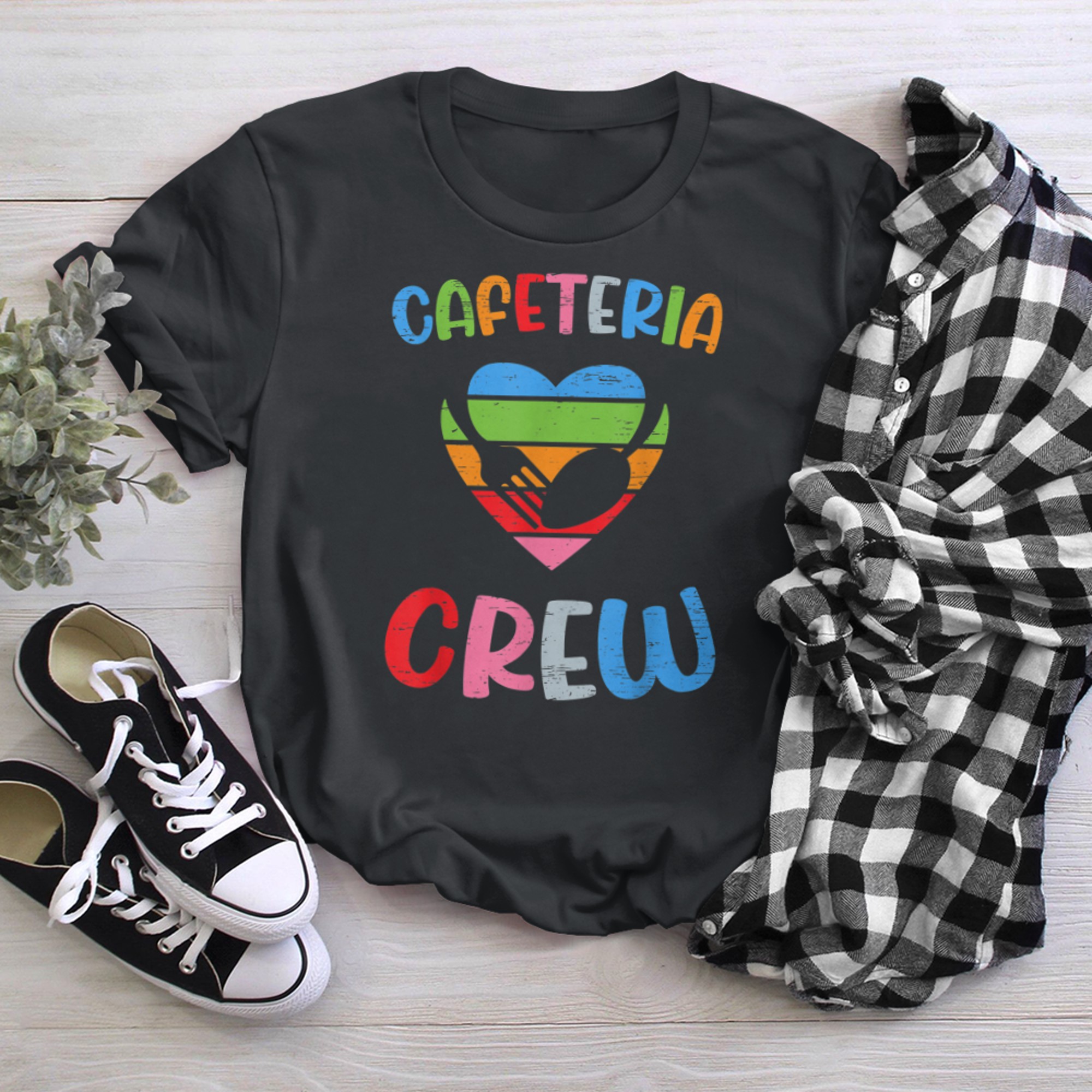 Cafeteria Crew Cafeteria Worker Lunch Lady t-shirt black