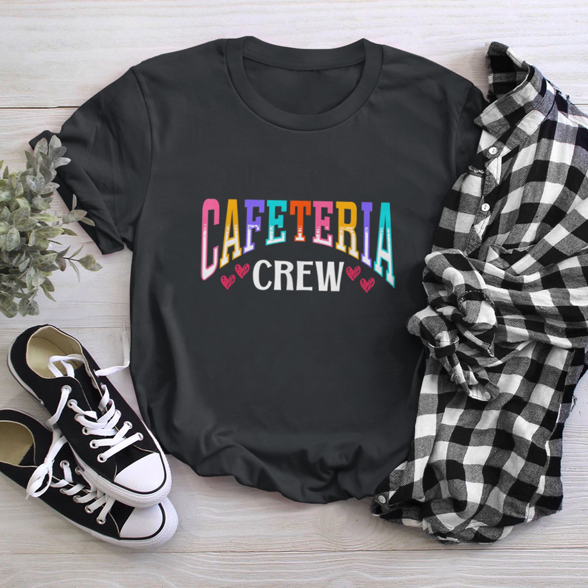 Cafeteria Crew For A Lunch Lady t-shirt black