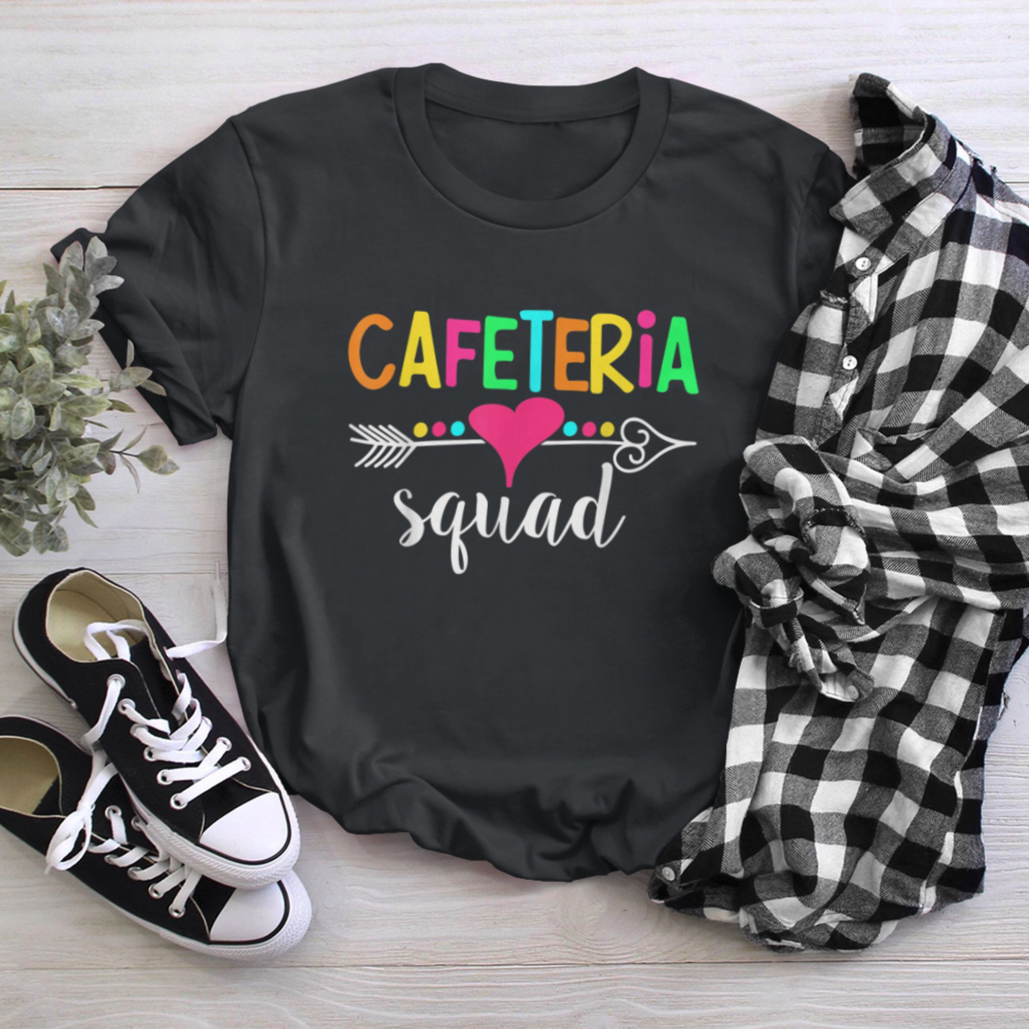 Cafeteria Squad Lunch Lady Crew t-shirt black