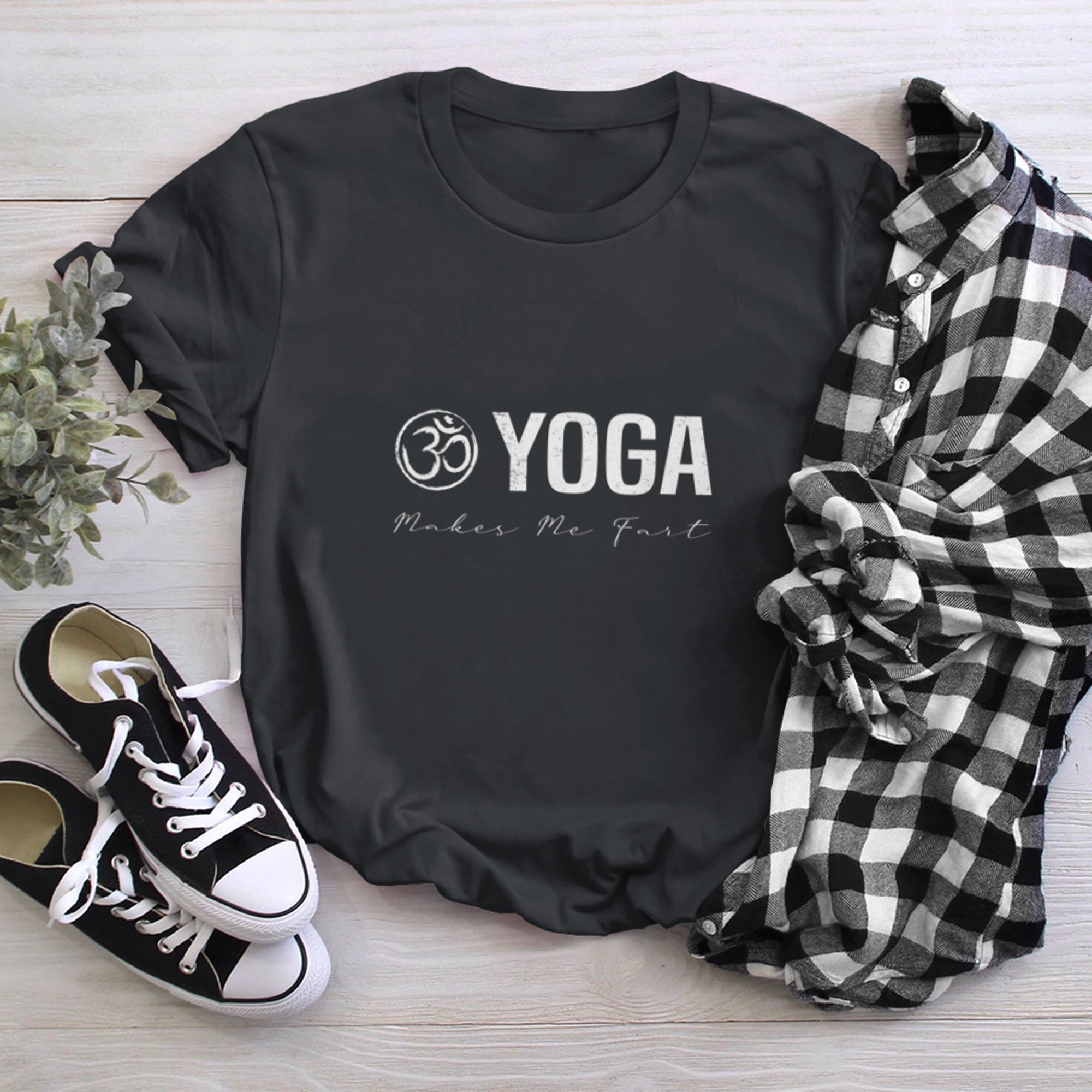 Yoga Meditation with Om Symbol I Namaste Mindfulness t-shirt black