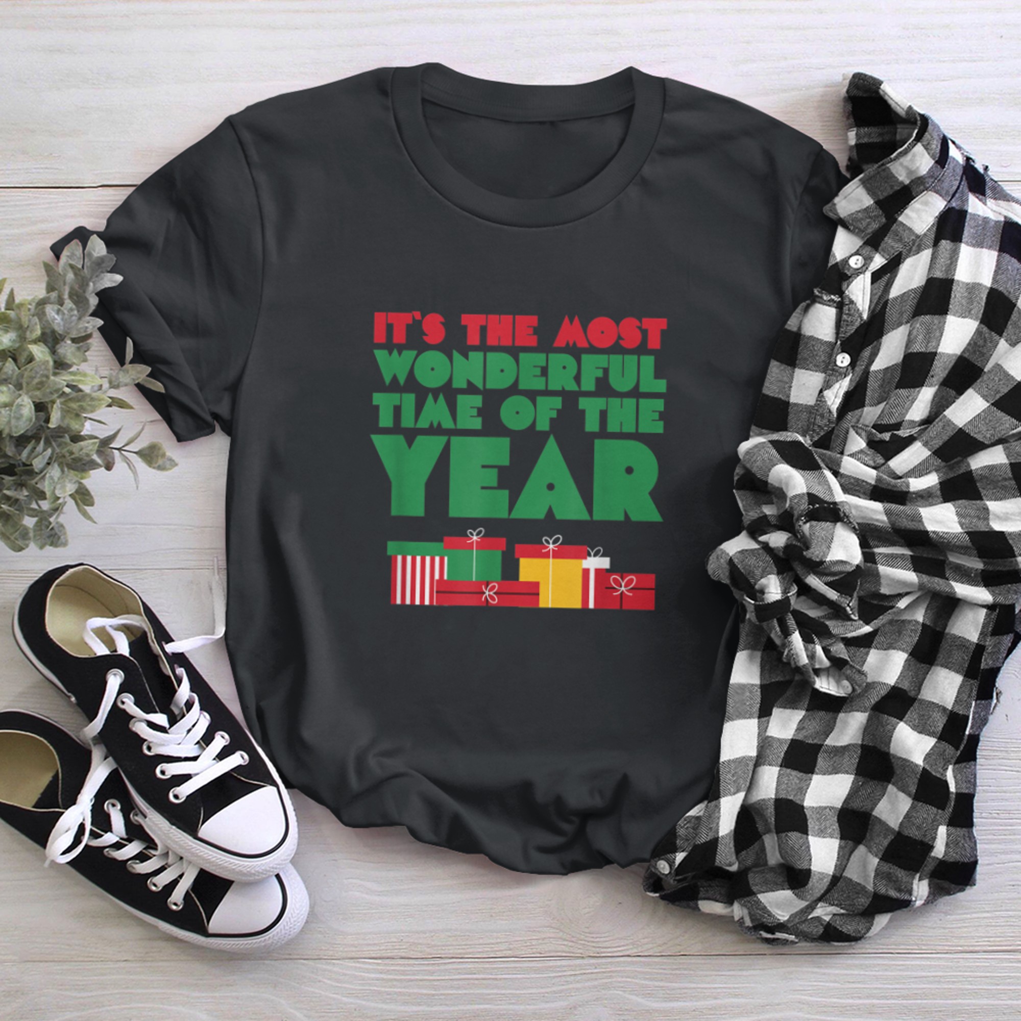 Christmas Its The Most Wonderful Time Of The Year t-shirt black