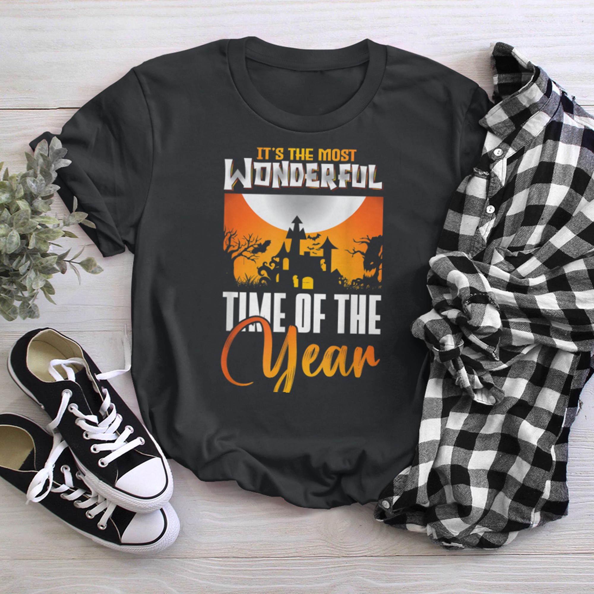 Halloween It's The Most Wonderful Time Of The Year Costume t-shirt black