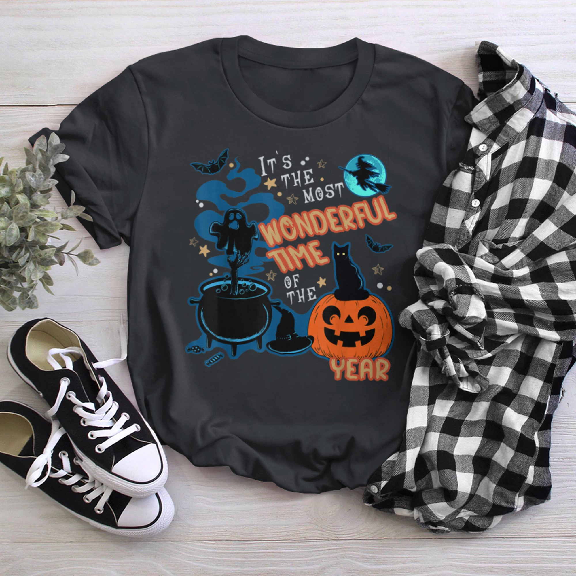 Halloween It's the Most Wonderful Time of the Year Halloween (1) t-shirt black