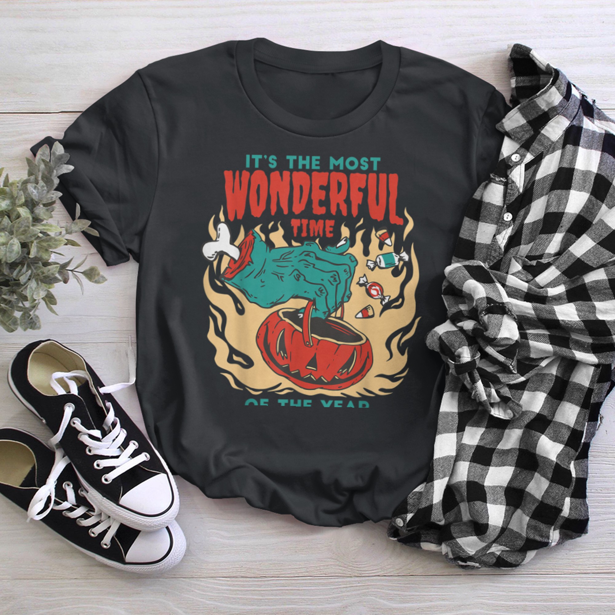 It's The Most Wonderful Time of the Year - Funny Halloween (1) t-shirt black