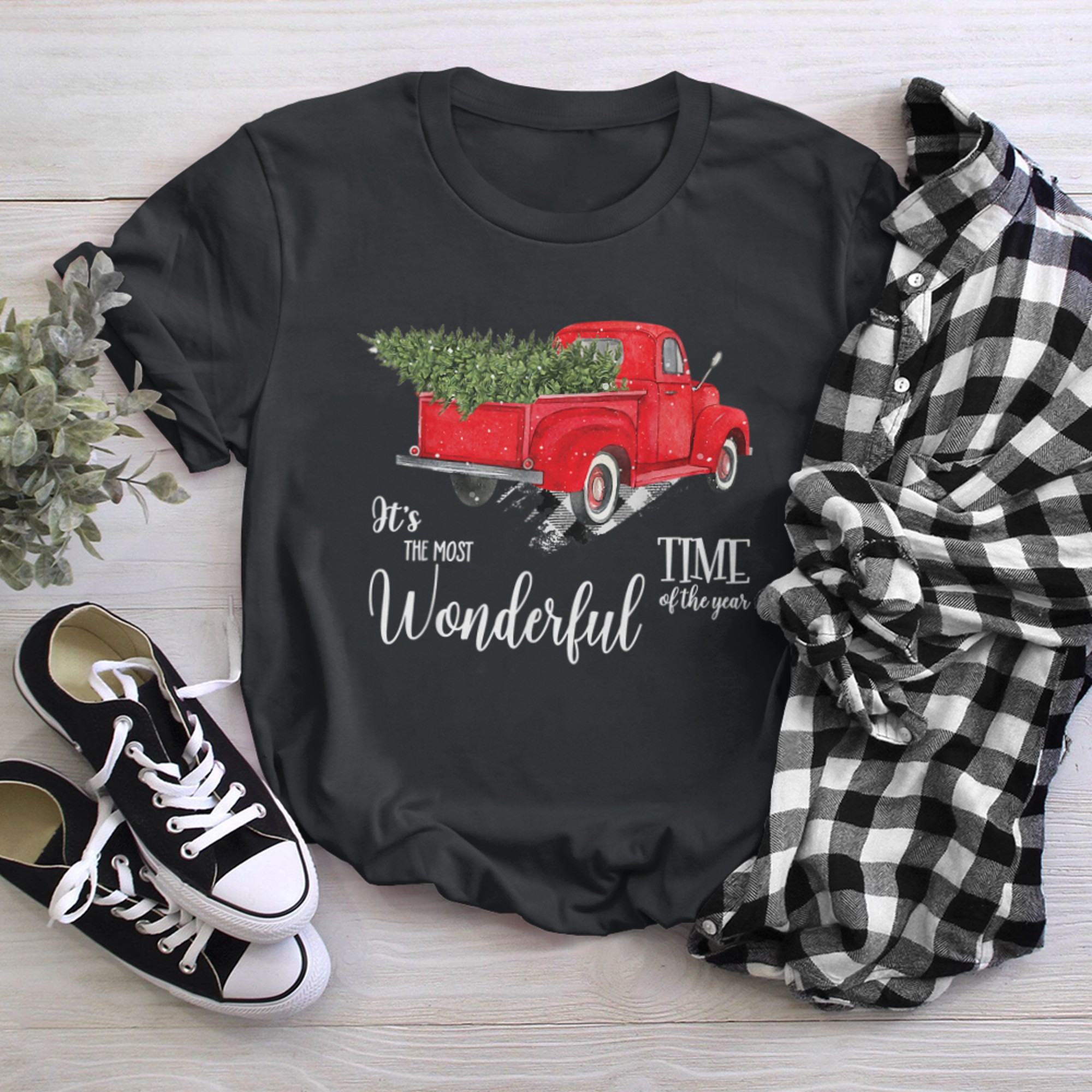 Its the Most Wonderful Time of the Year Christmas (2) t-shirt black