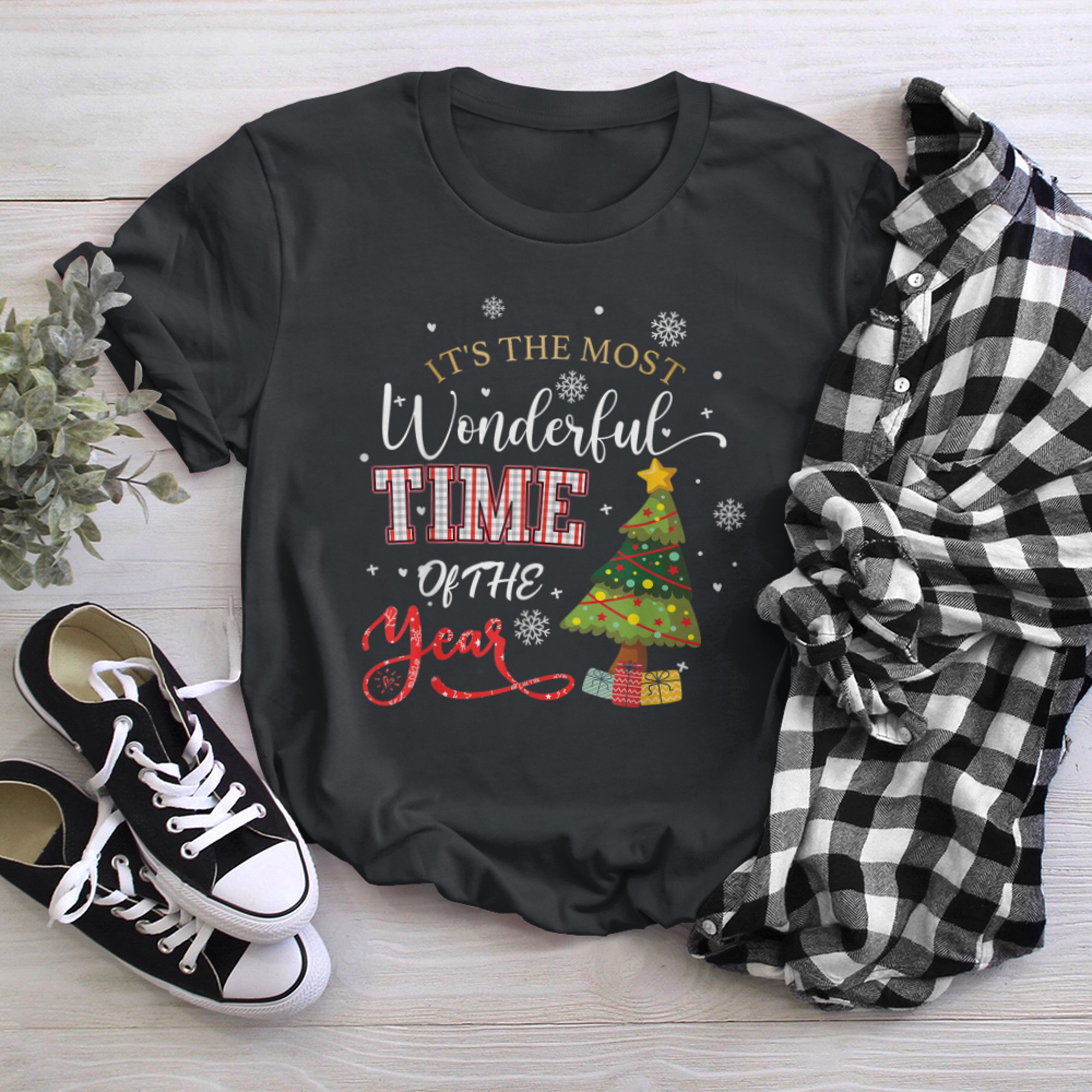 It's The Most Wonderful Time Of The Year Christmas 2023 t-shirt black