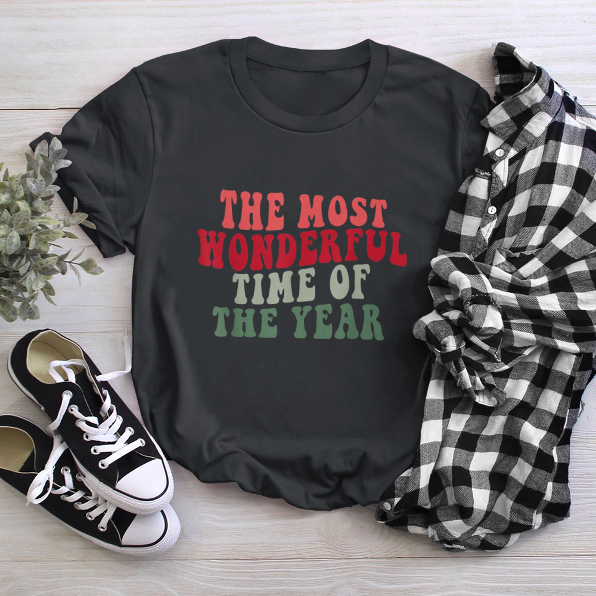 It's The Most Wonderful Time Of The Year Family Christmas t-shirt black