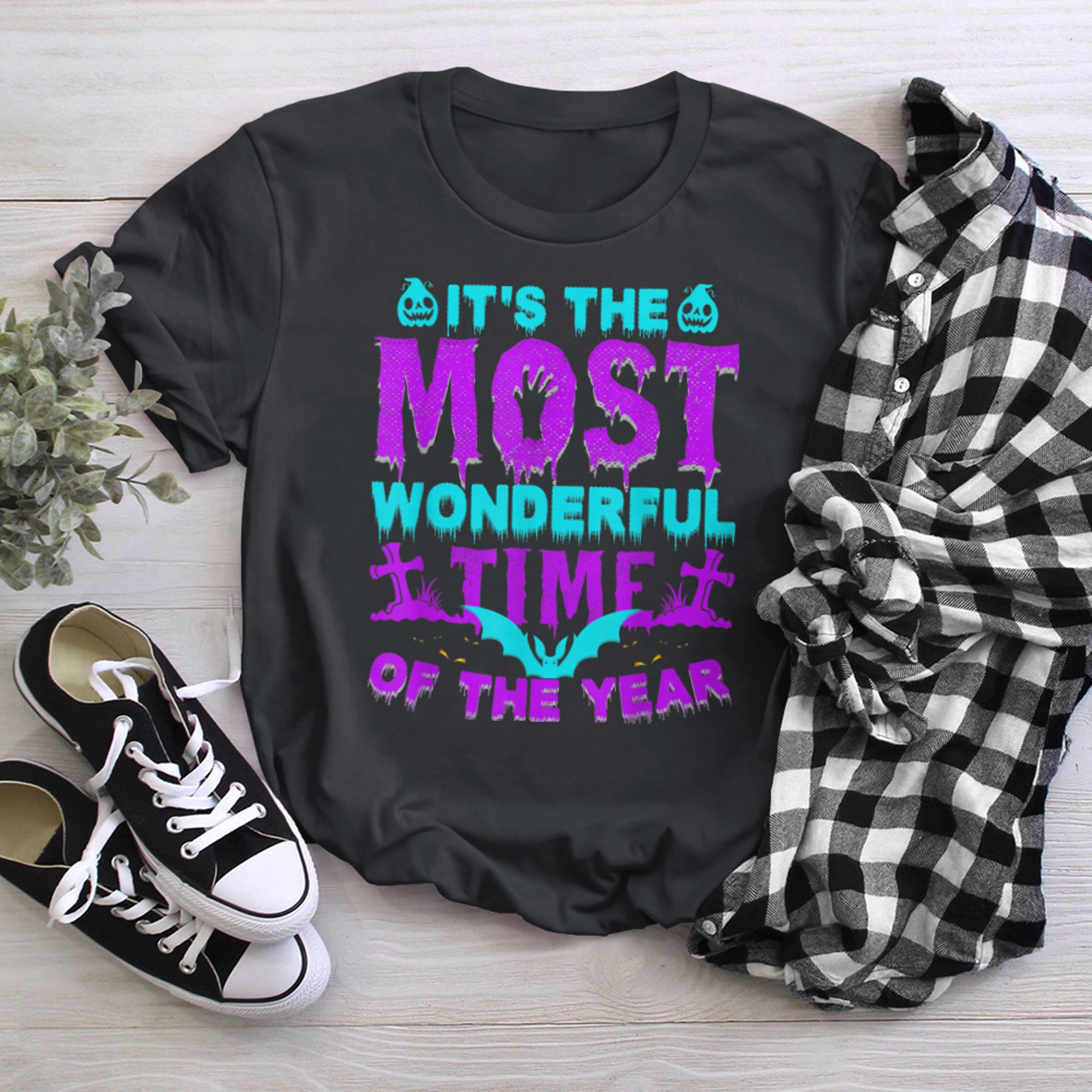 It's The Most Wonderful Time Of the Year Halloween Costume (2) t-shirt black