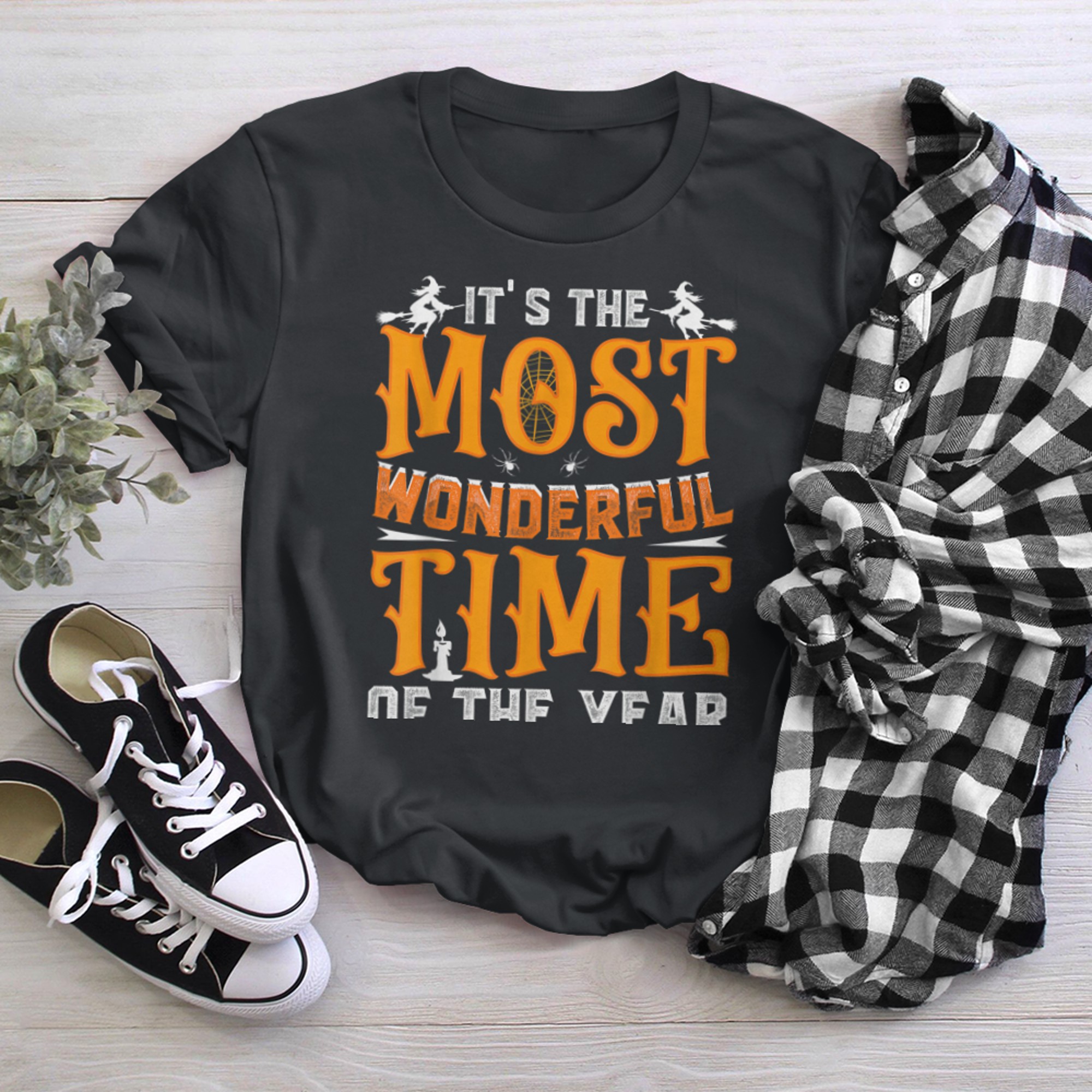 It's The Most Wonderful Time Of The Year Halloween Pumpkin (1) t-shirt black