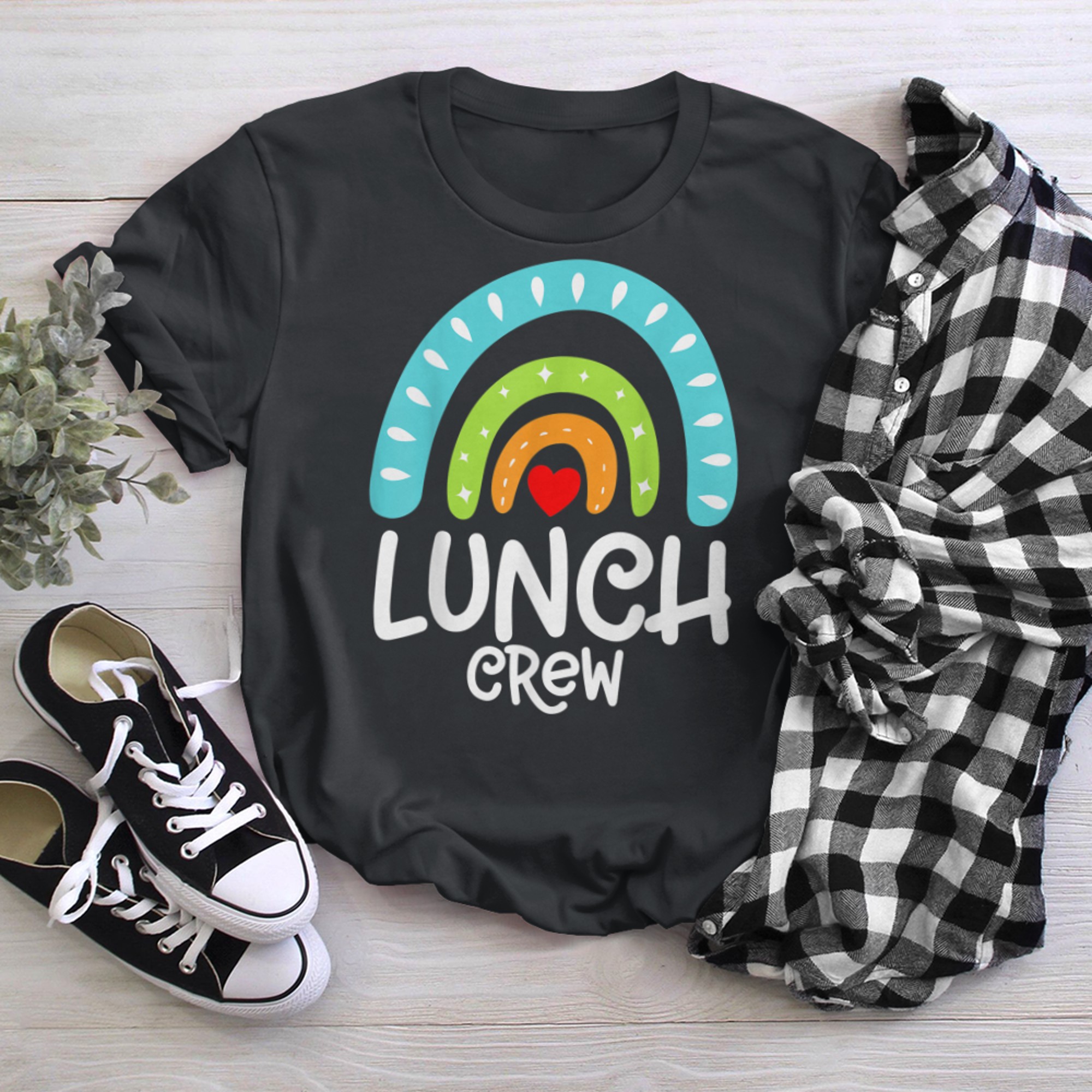 Lunch Crew Group Matching School Cafeteria Squad Spirit Day (14) t-shirt black