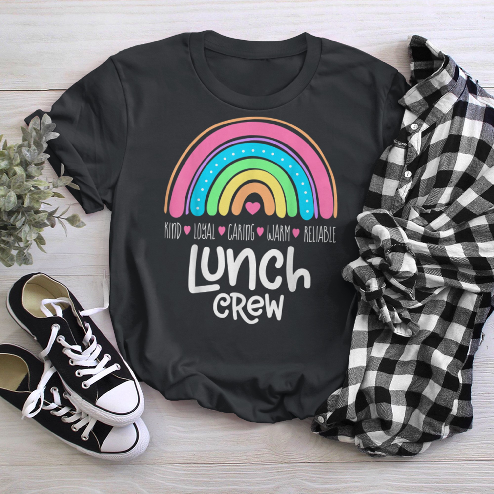 Lunch Crew Group Matching School Cafeteria Squad Spirit Day (2) t-shirt black