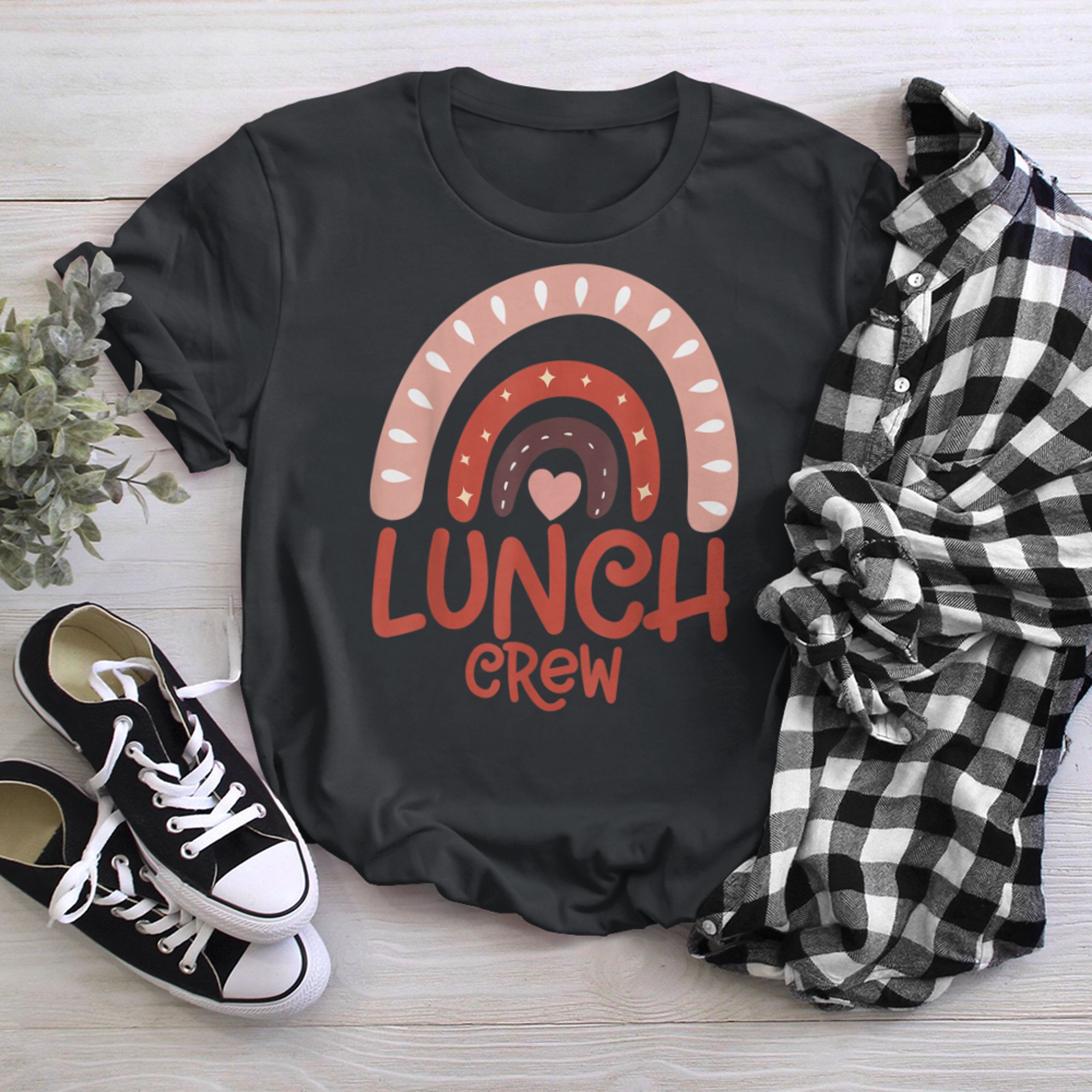 Lunch Crew Group Matching School Cafeteria Squad Spirit Day (6) t-shirt black