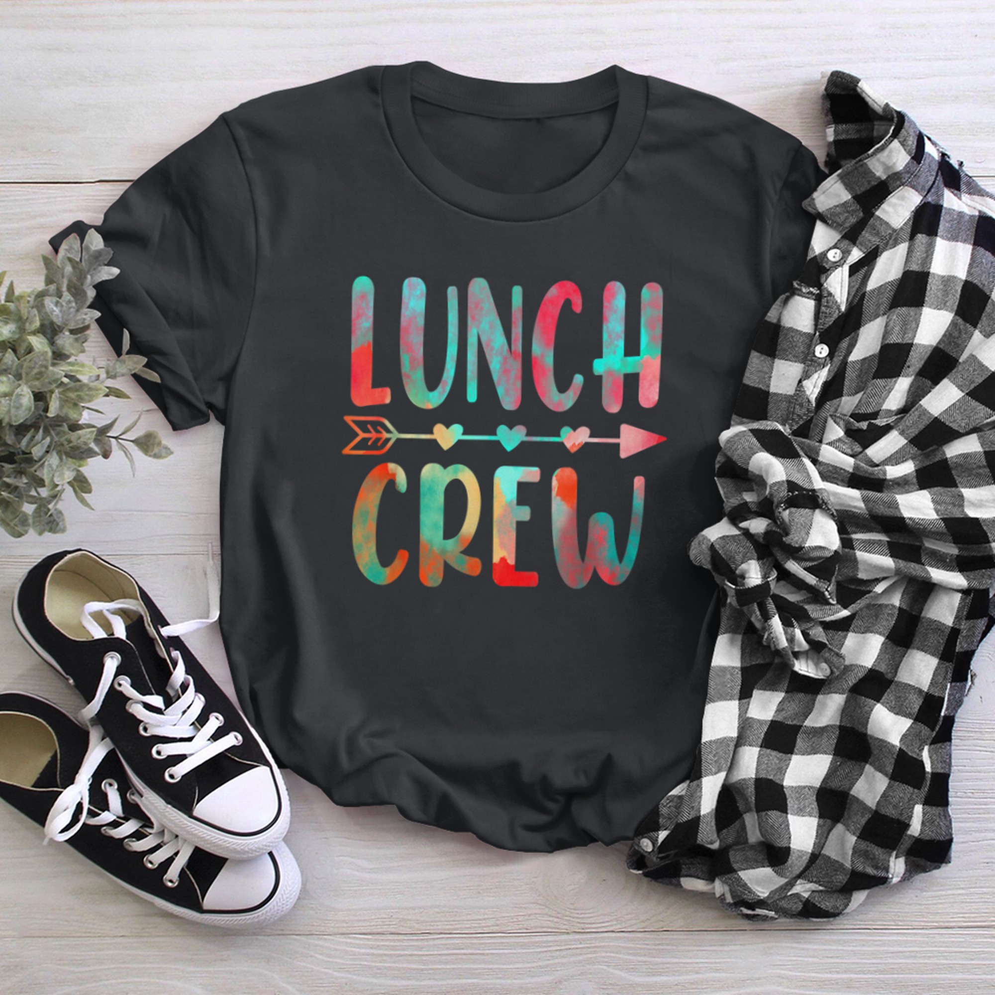 Lunch Crew Shirt, Lunch Lady Shirt, Cafeteria Worker Shirt t-shirt black