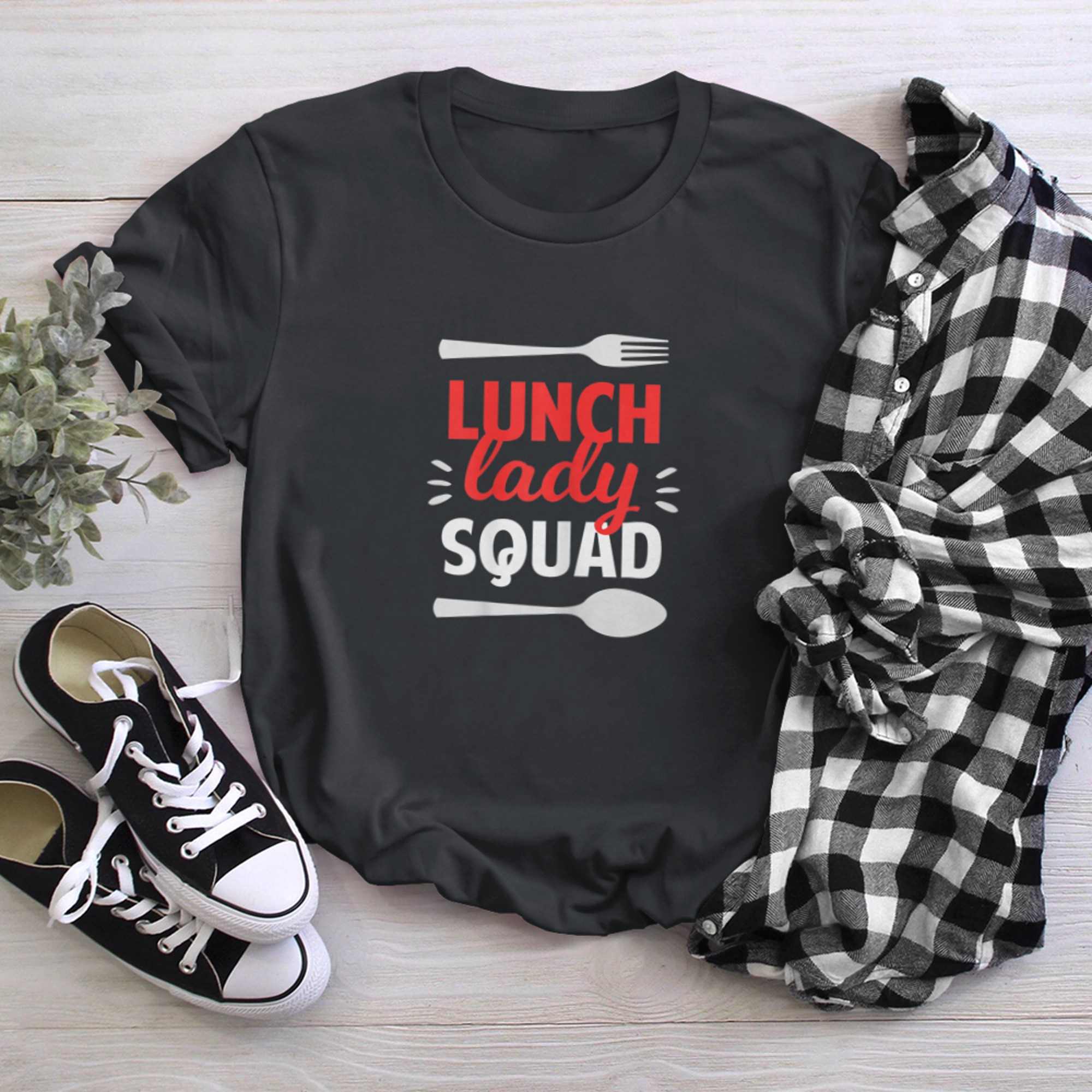 Lunch Lady Squad Cafeteria Crew Lunch Lady Life (4) t-shirt black