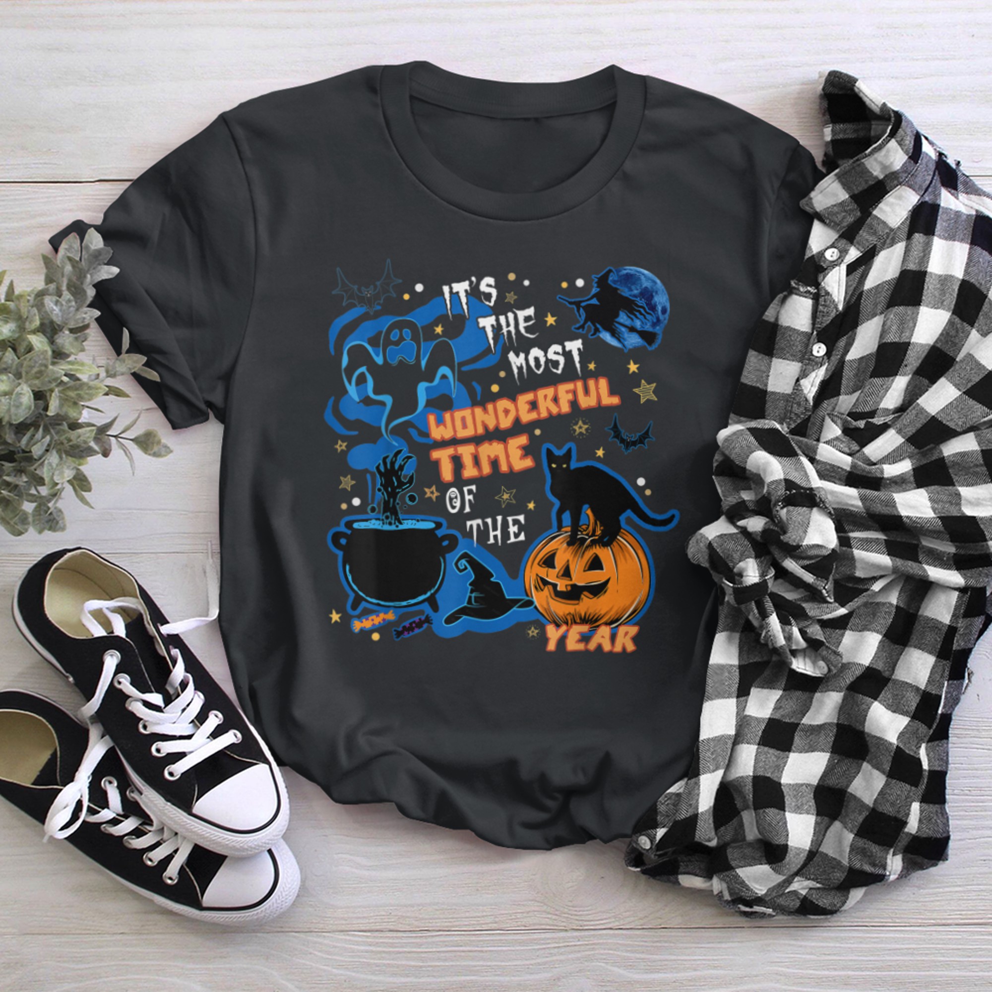 The Most Wonderful Time Of The Year Halloween Costume (1) t-shirt black