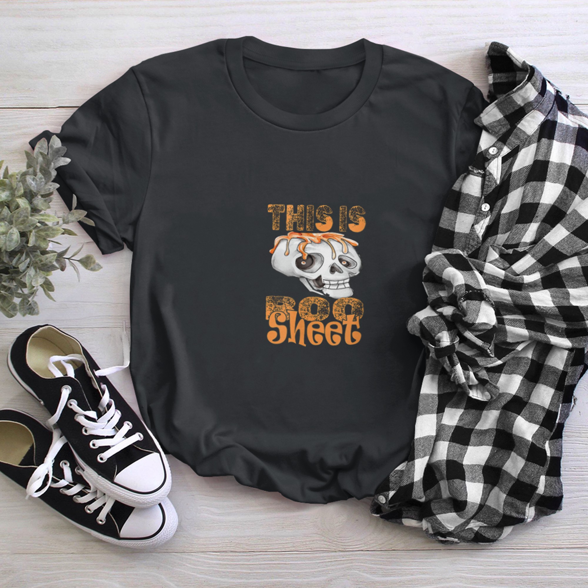 This is Boo Sheet Funny Halloween Costume t-shirt black