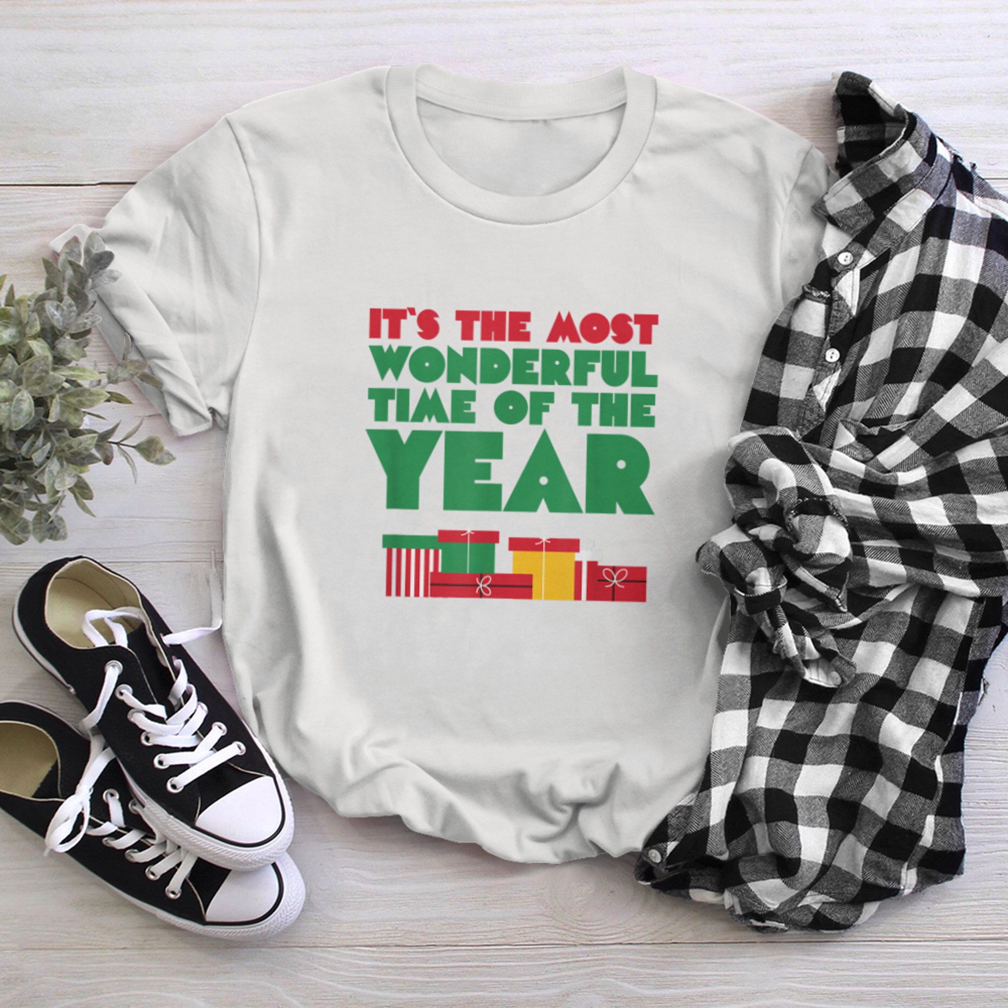 Christmas Its The Most Wonderful Time Of The Year t-shirt White