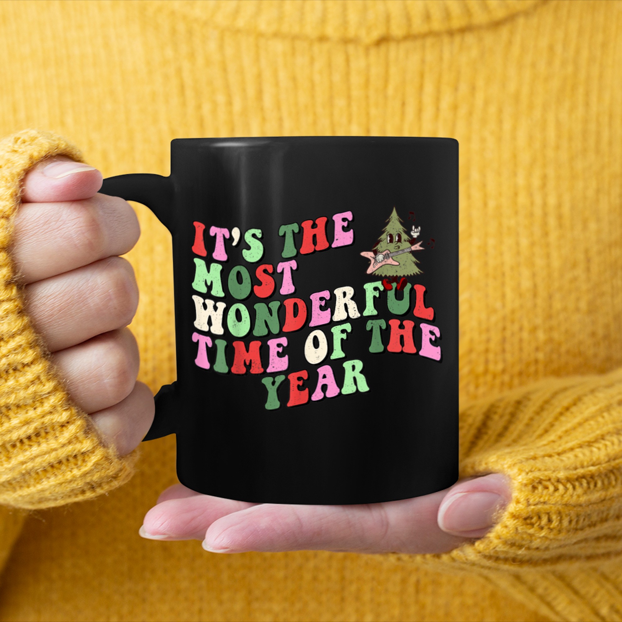 Funny Christmas It's The Most Wonderful Time Of The Year mug black