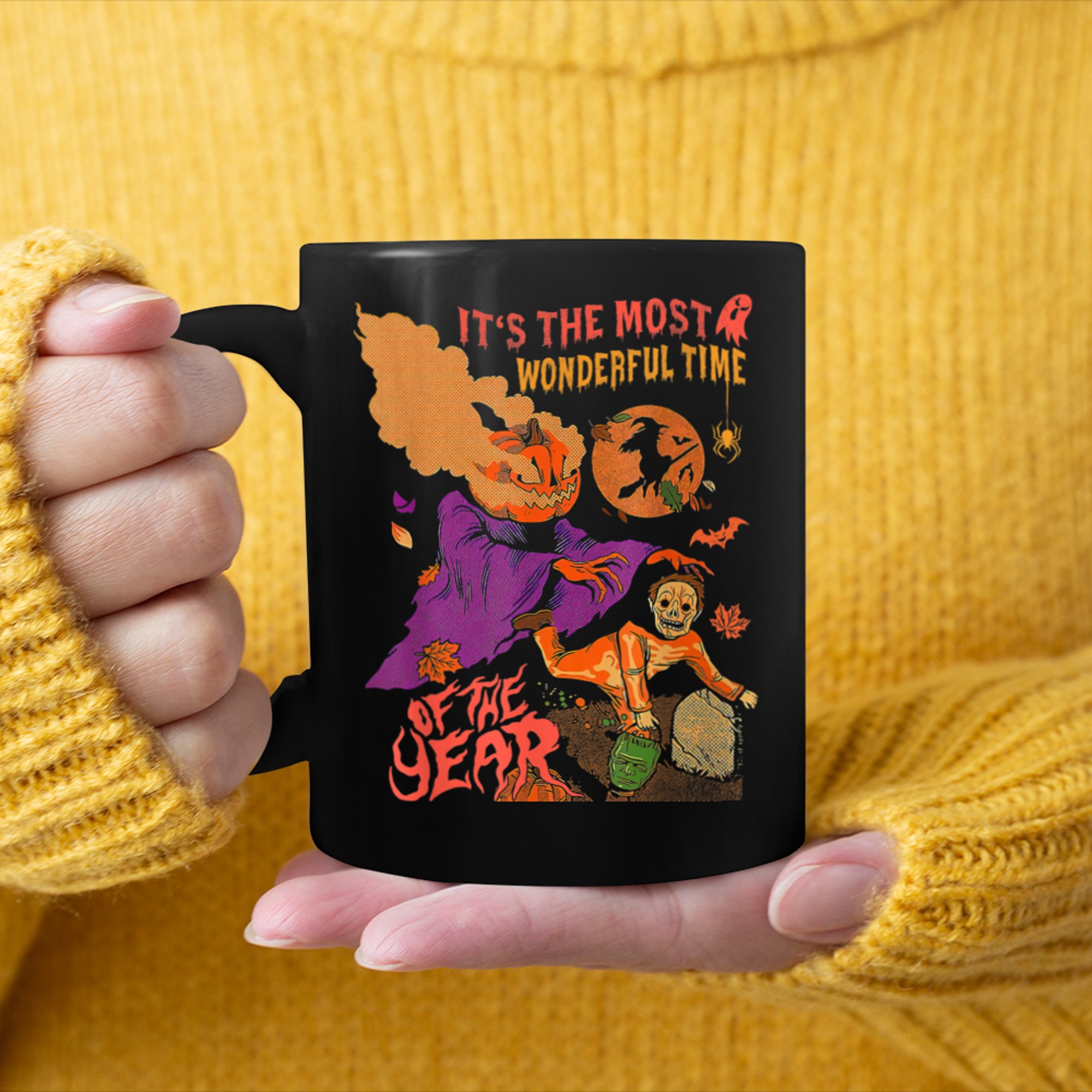 Halloween the Most Wonderful Time of the Year Costume mug black