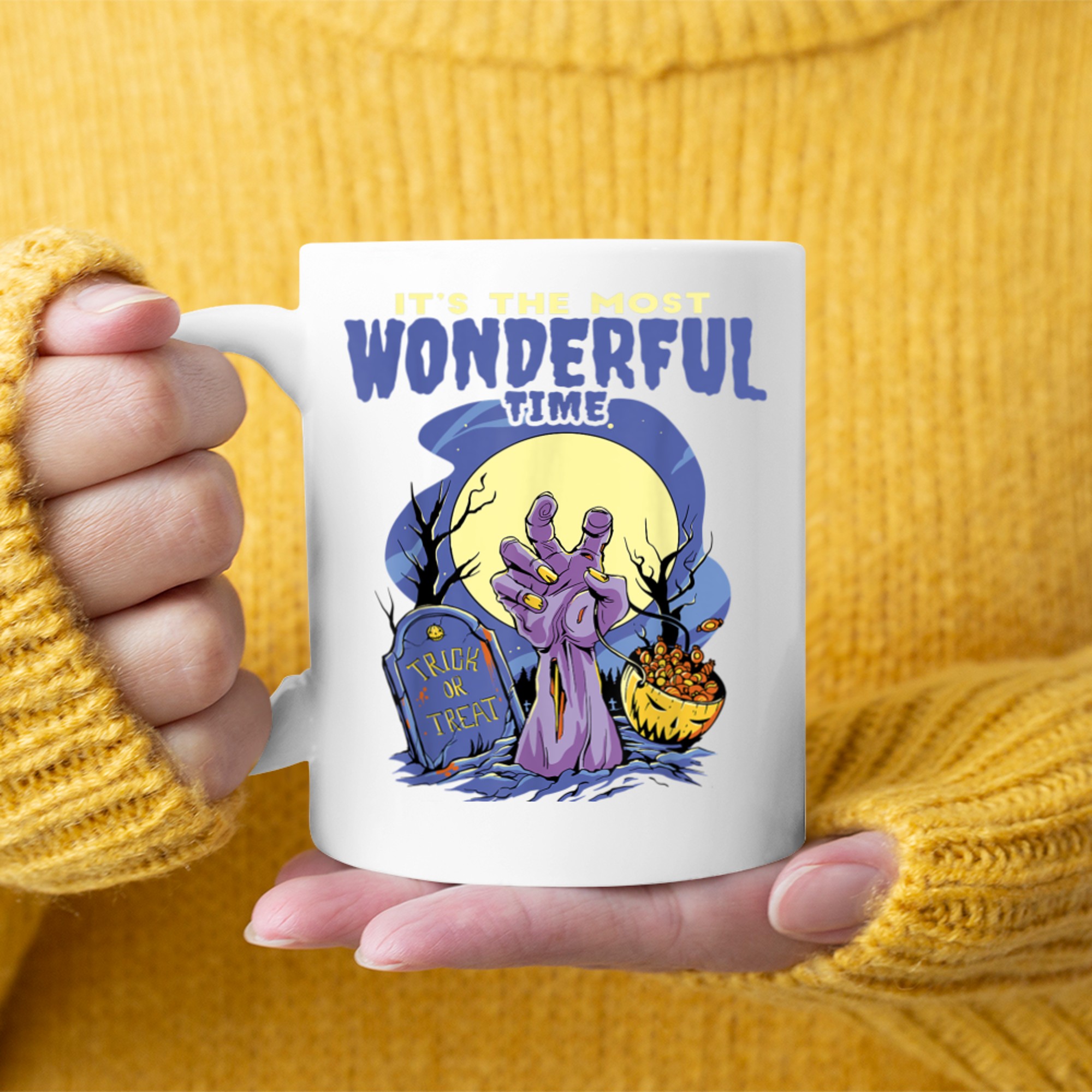 It's The Most Wonderful Time of the Year - Funny Halloween (5) mug white