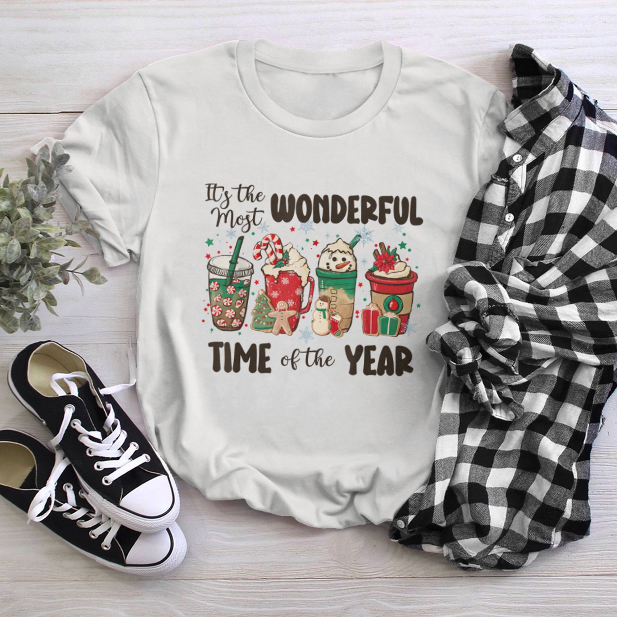 It's The Most Wonderful Time Of The Year Christmas (7) t-shirt white