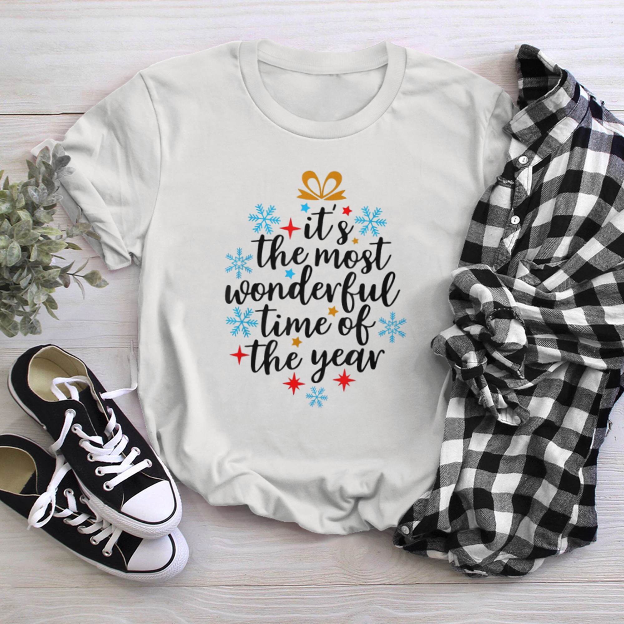 It's The Most Wonderful Time Of The Year Christmas Kids t-shirt white