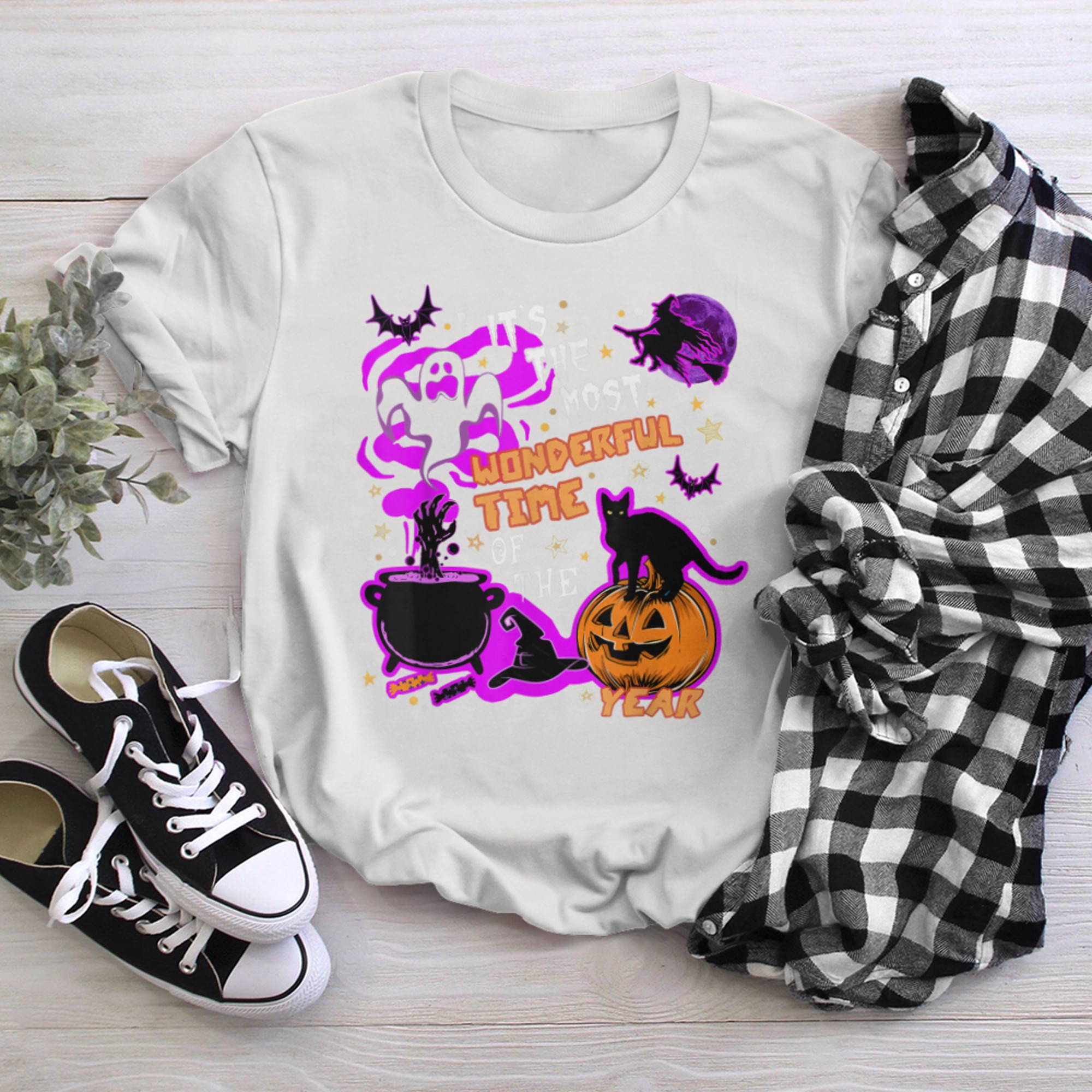 It's The Most Wonderful Time Of The Year Halloween (1) t-shirt white