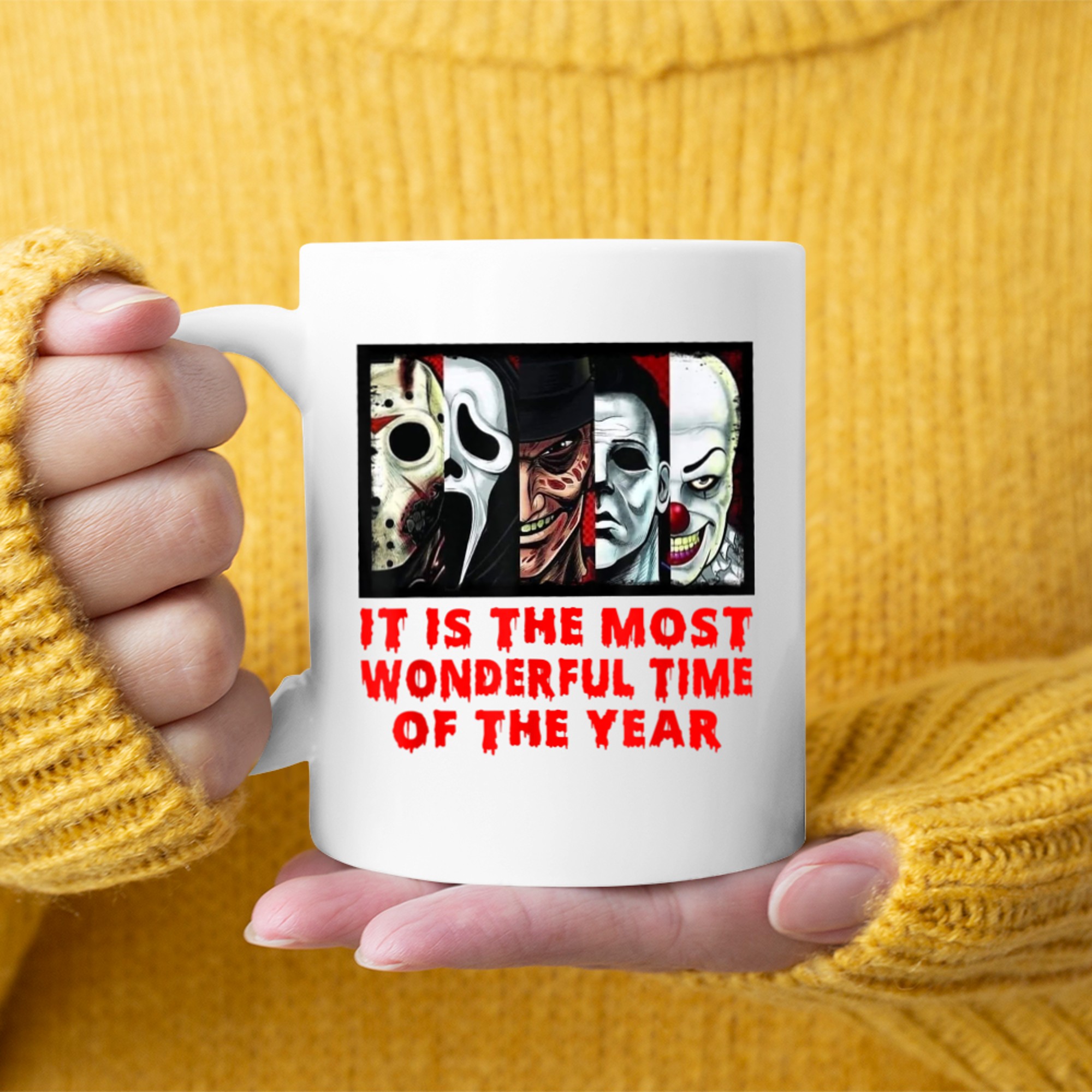 It's the most wonderful time of the year Halloween (4) mug white