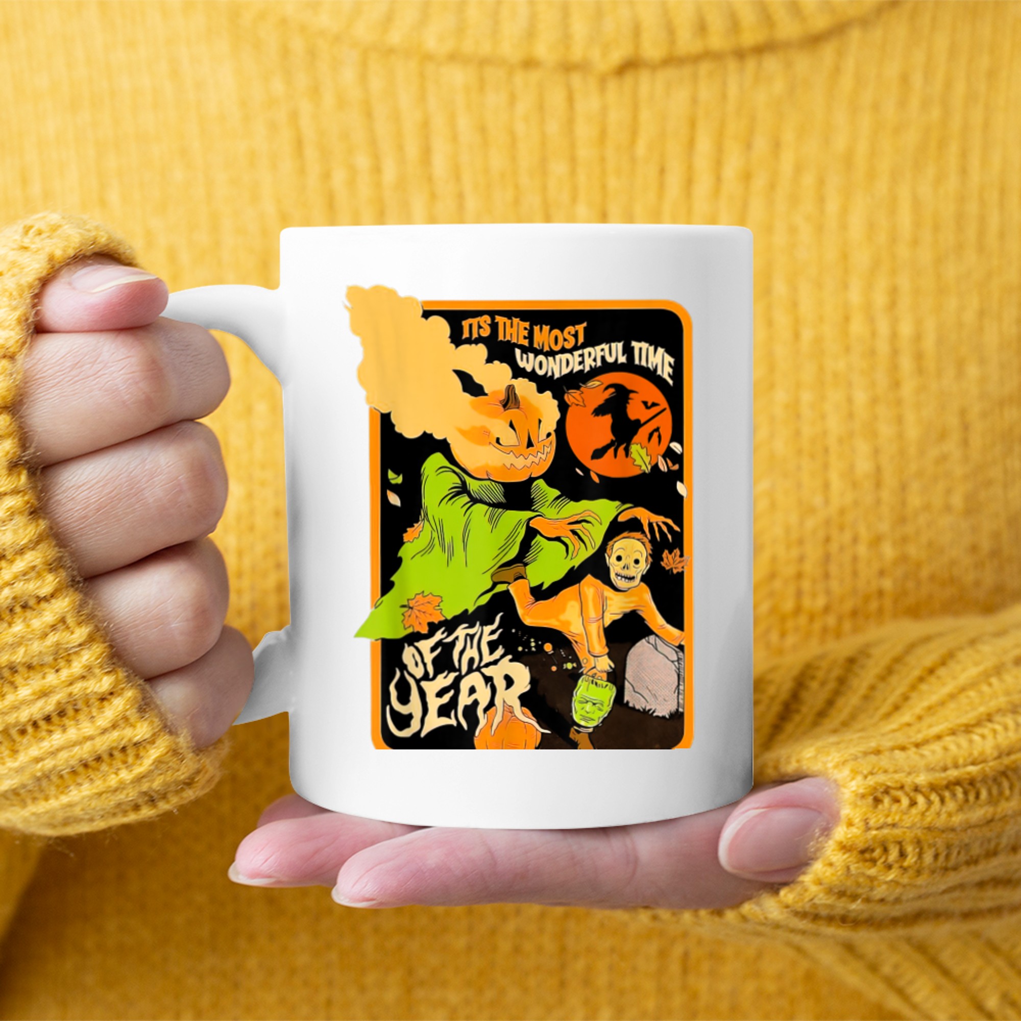 It's the Most Wonderful Time of the Year Halloween (6) mug white