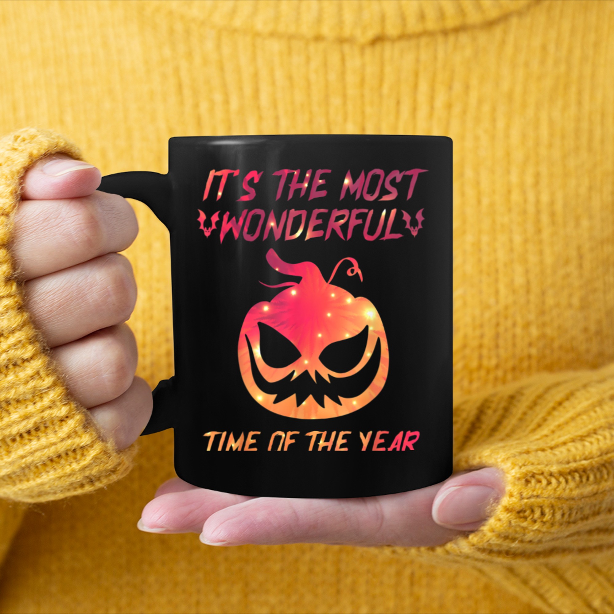 It's the Most Wonderful Time of the Year Halloween (9) mug black