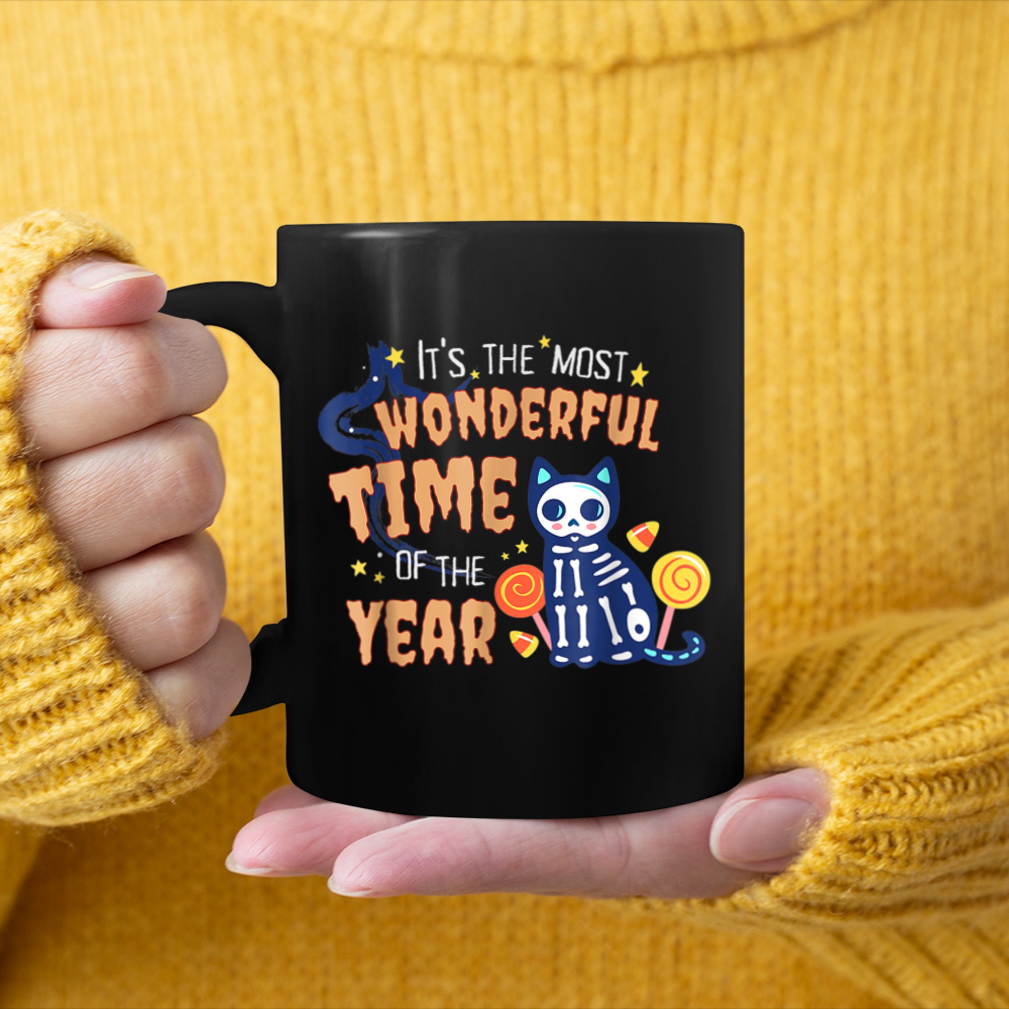 It's The Most Wonderful Time Of The Year Halloween Cool mug black