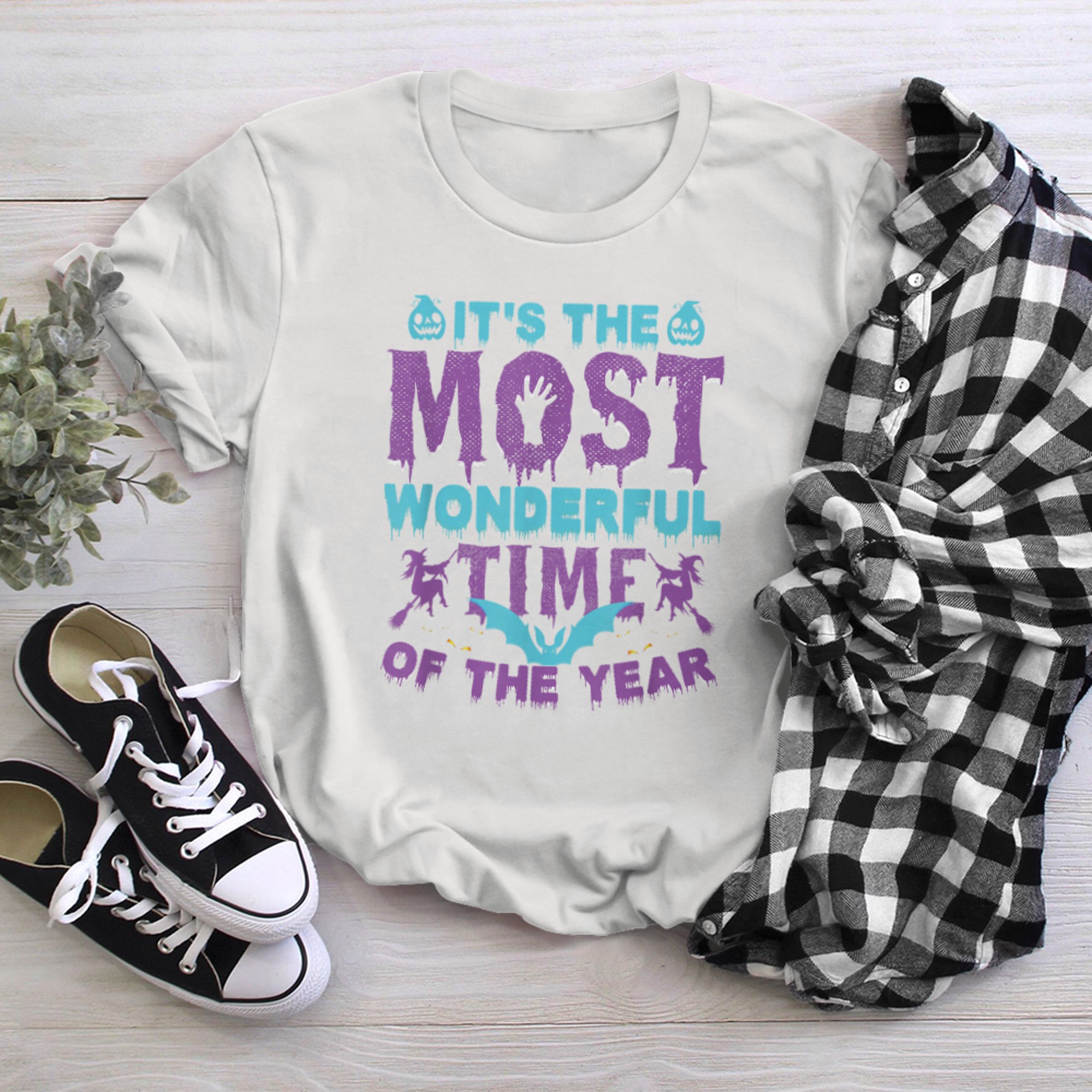 It's The Most Wonderful Time Of The Year Halloween Pumpkin (3) t-shirt white