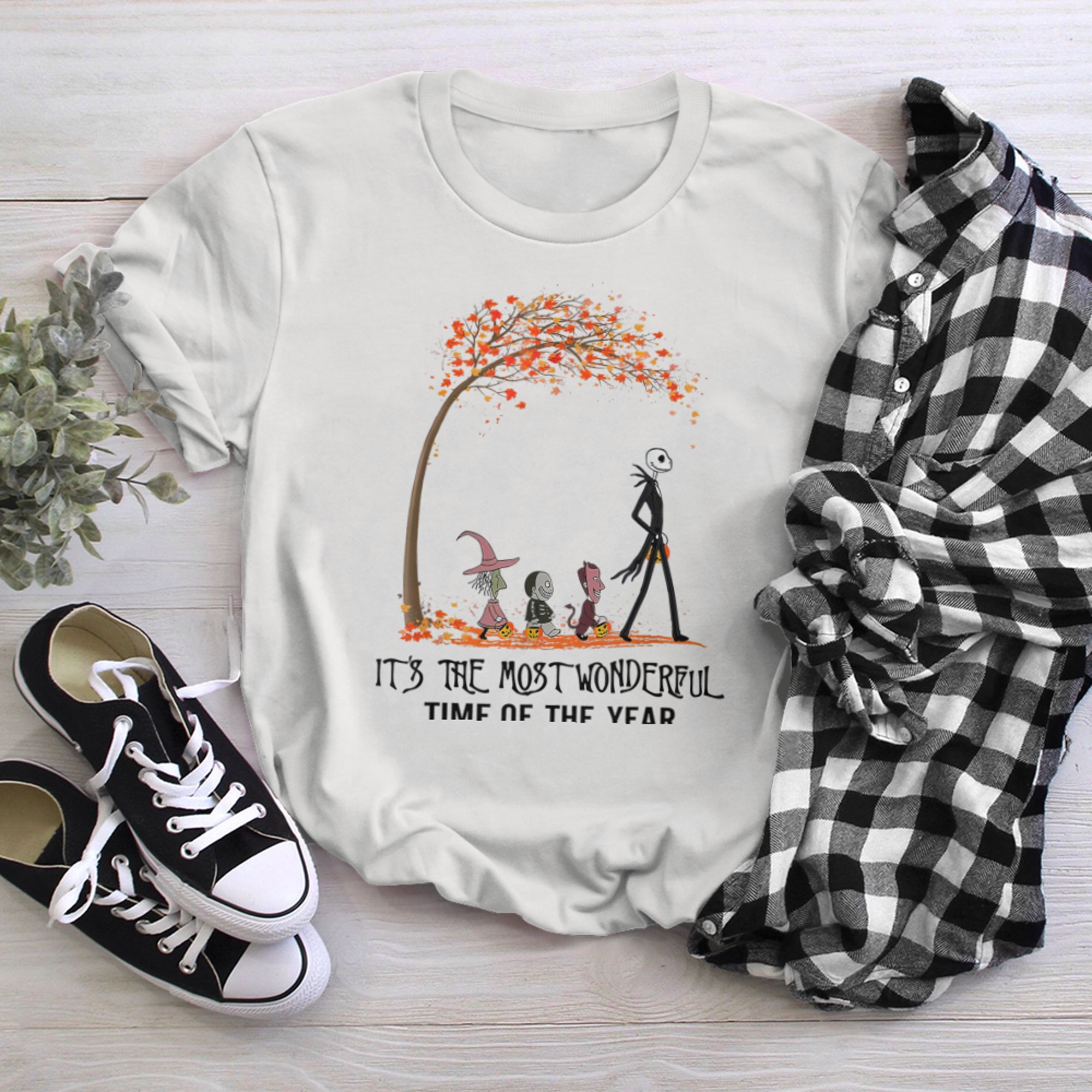 It's the most wonderful time of the year halloween shirt (1) t-shirt white