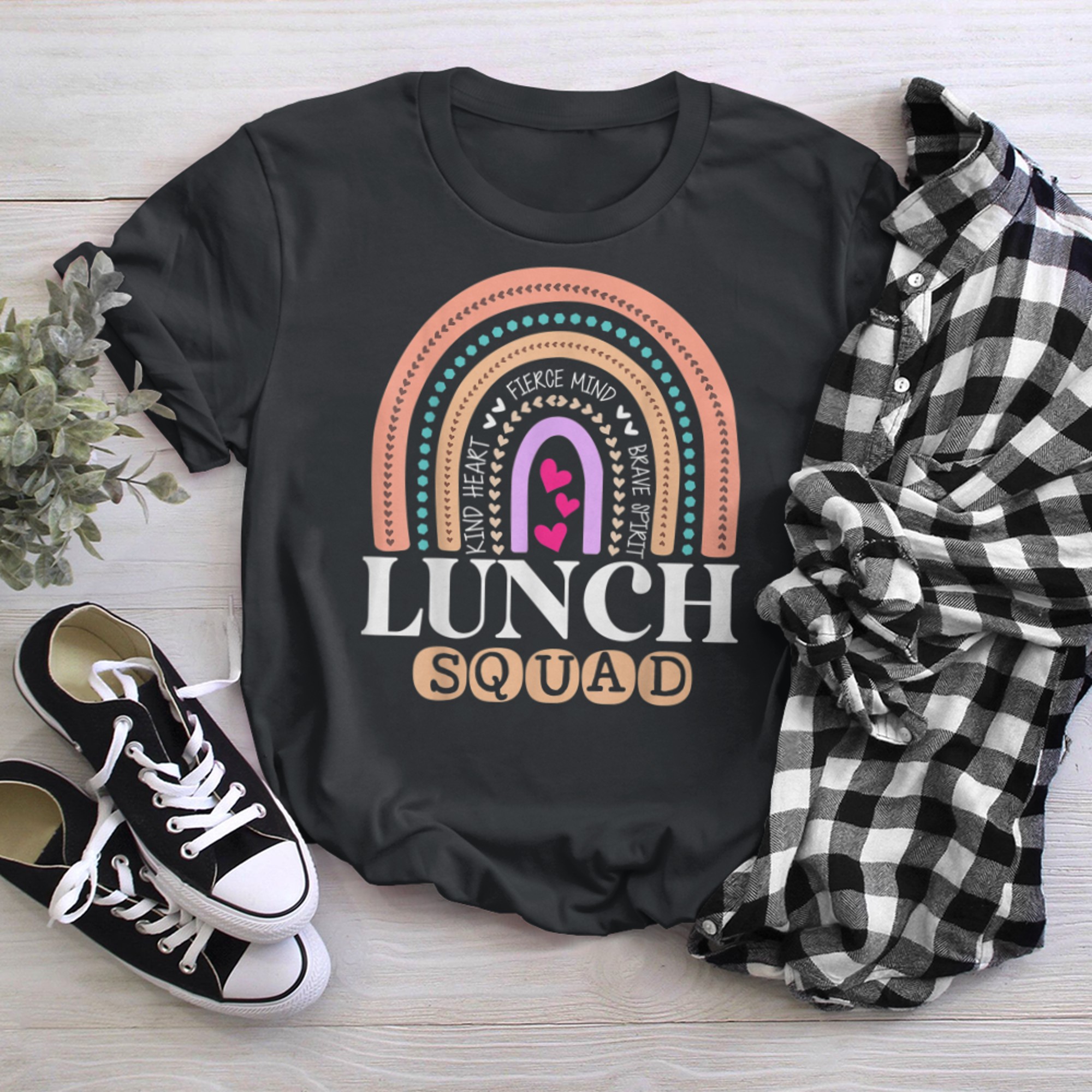 Lunch Squad Group Matching School Cafeteria Crew Spirit Day (30) t-shirt black